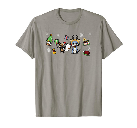 Monster Hunter Rise: Sunbreak Palamute＆Palico Christmas (B) T-Shirt