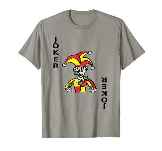 Joker Card Deck Of Cards Halloween Costume Matching Gift T-Shirt