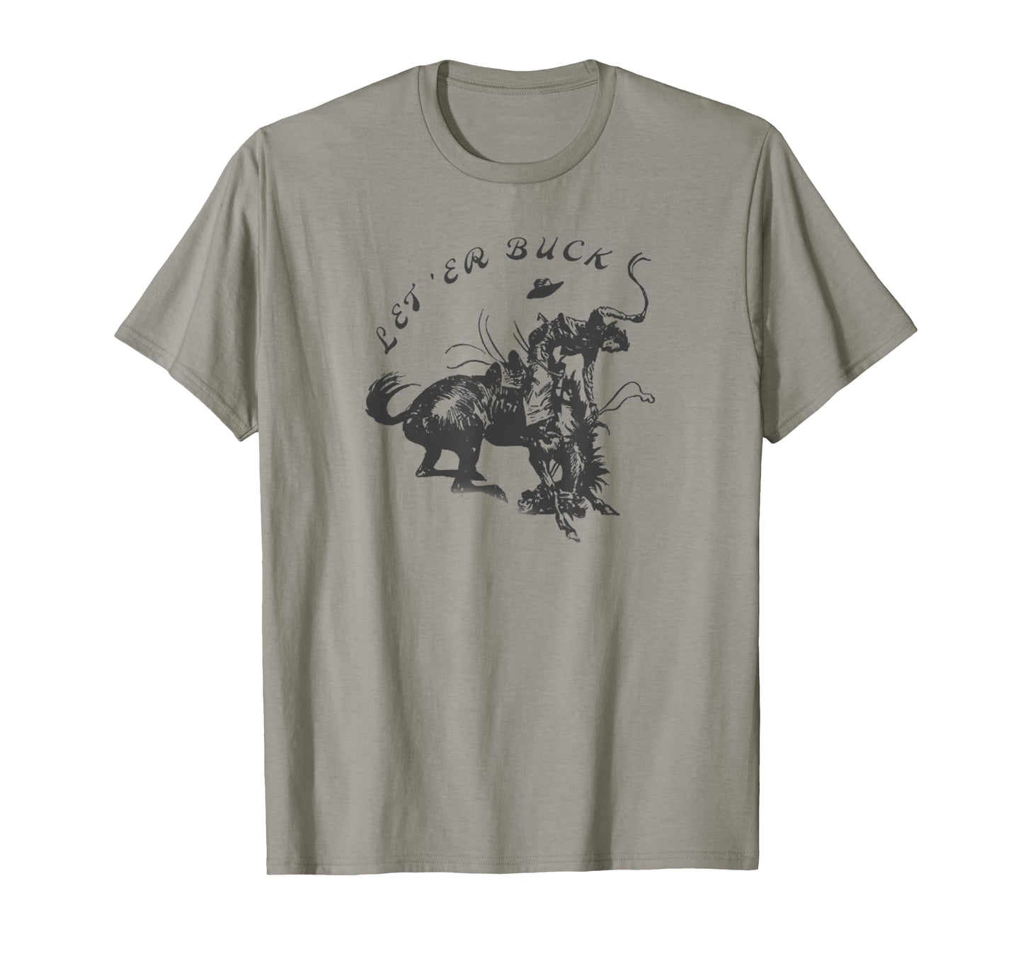 Bucking Bronco Western Cowboy T-Shirt