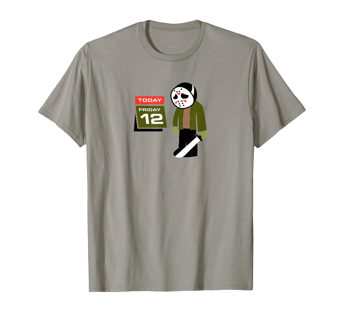Logo Candy Jason Hates Friday 12th - Funny Unisex-Adults White Cotton Polyester Halloween T-Shirt
