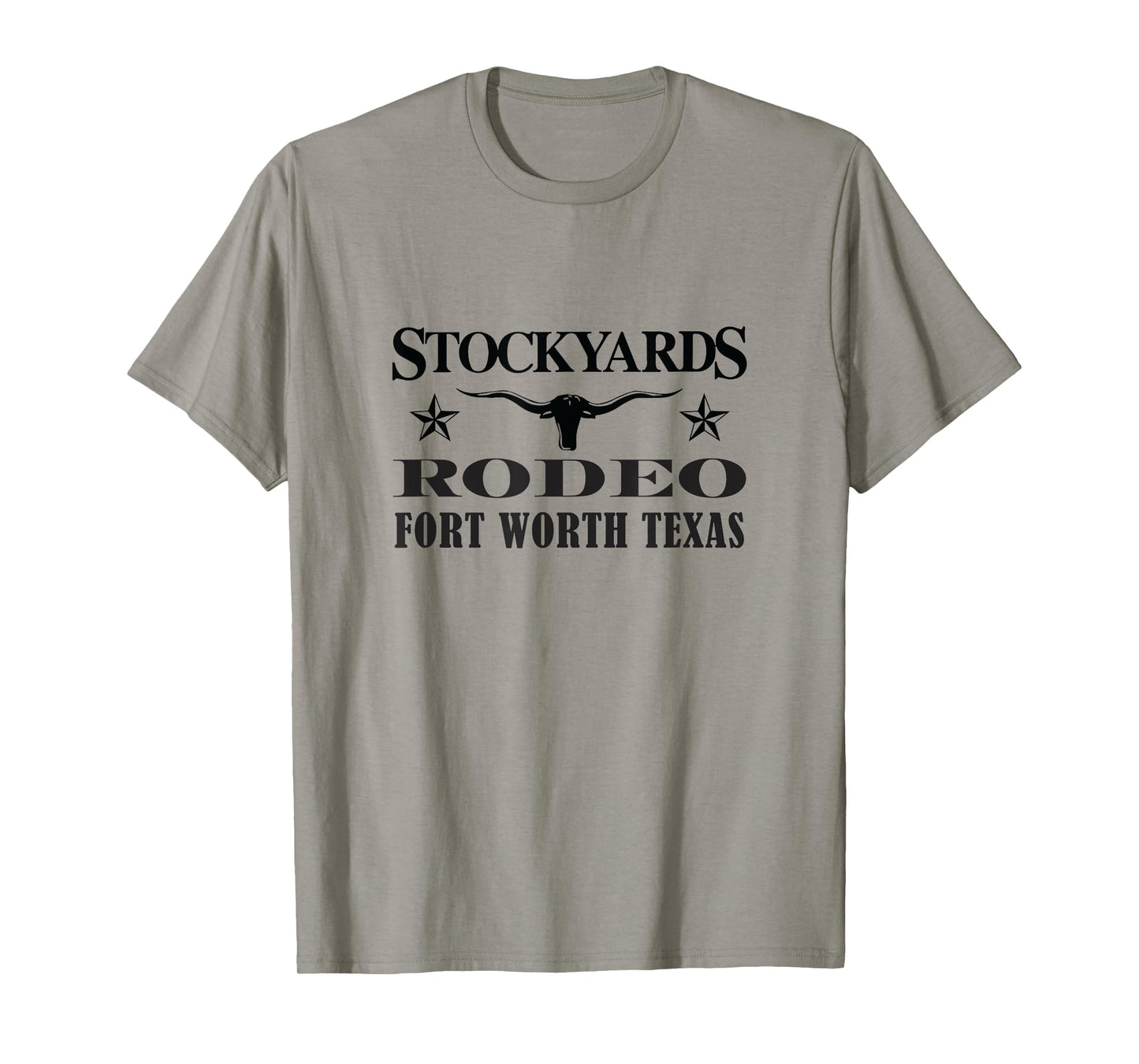 Fort Worth Texas Stockyards and Rodeo Cowboy Design T-Shirt