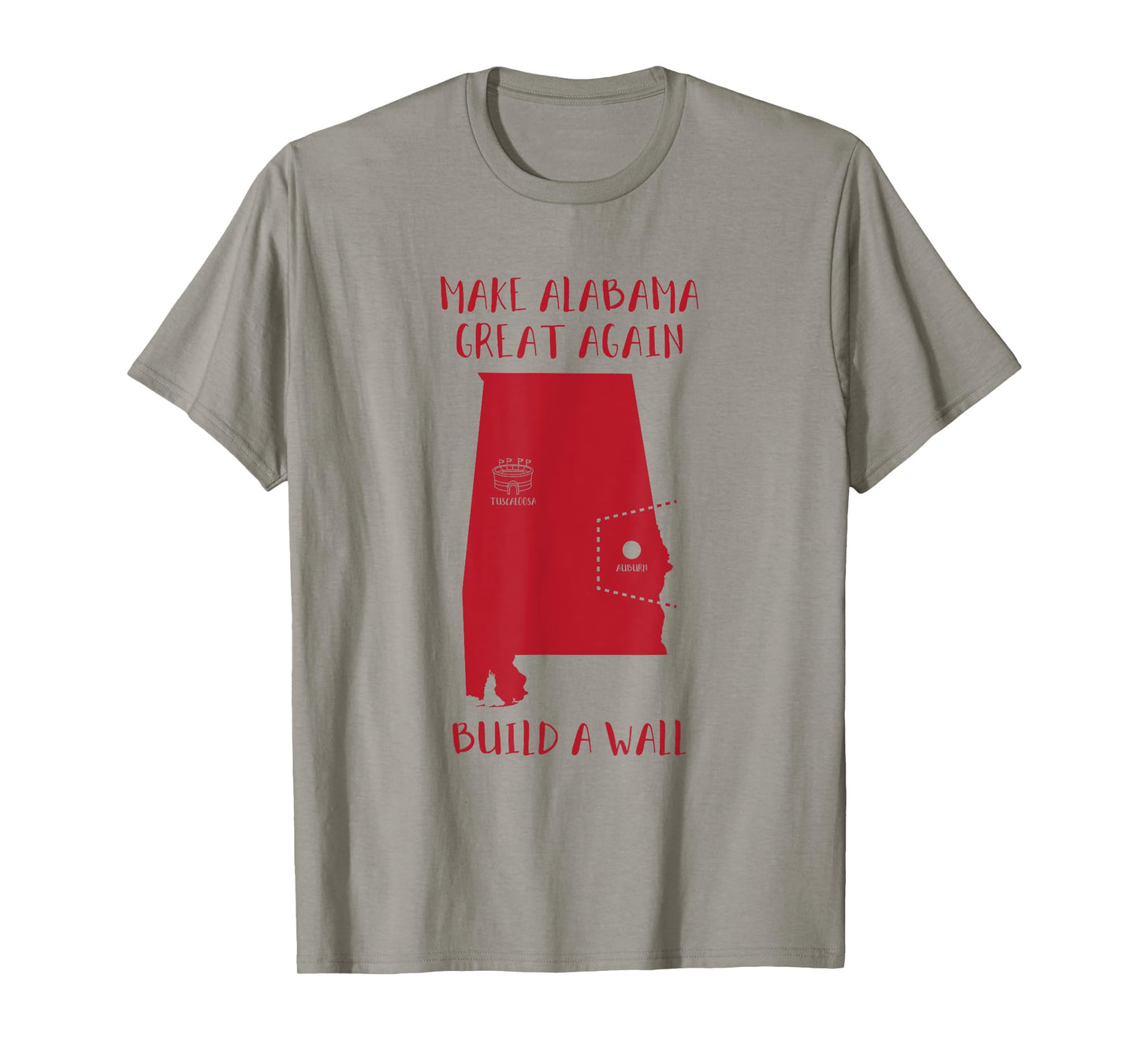 Football Fan Gift Tuscaloosa Make Alabama Great Again T-Shirt