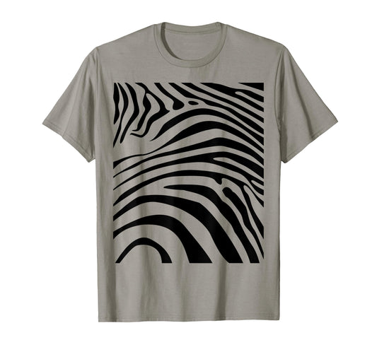 Zebra Print Simple Halloween Costume Gift T-Shirt