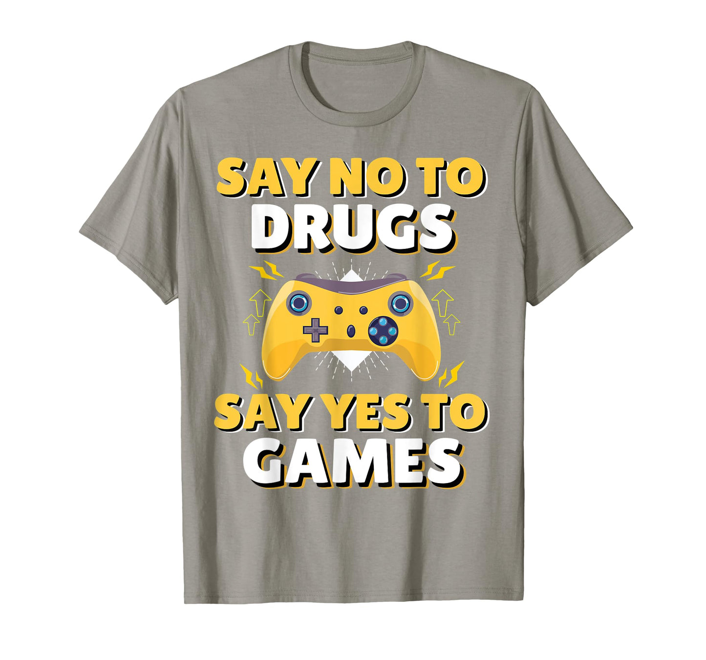 Say No To Say Yes To Video Games Red Ribbon Week Gaming T-Shirt