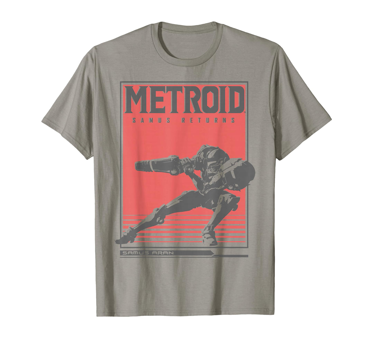 Nintendo Metroid Samus Returns Side Pose Graphic T-Shirt T-Shirt