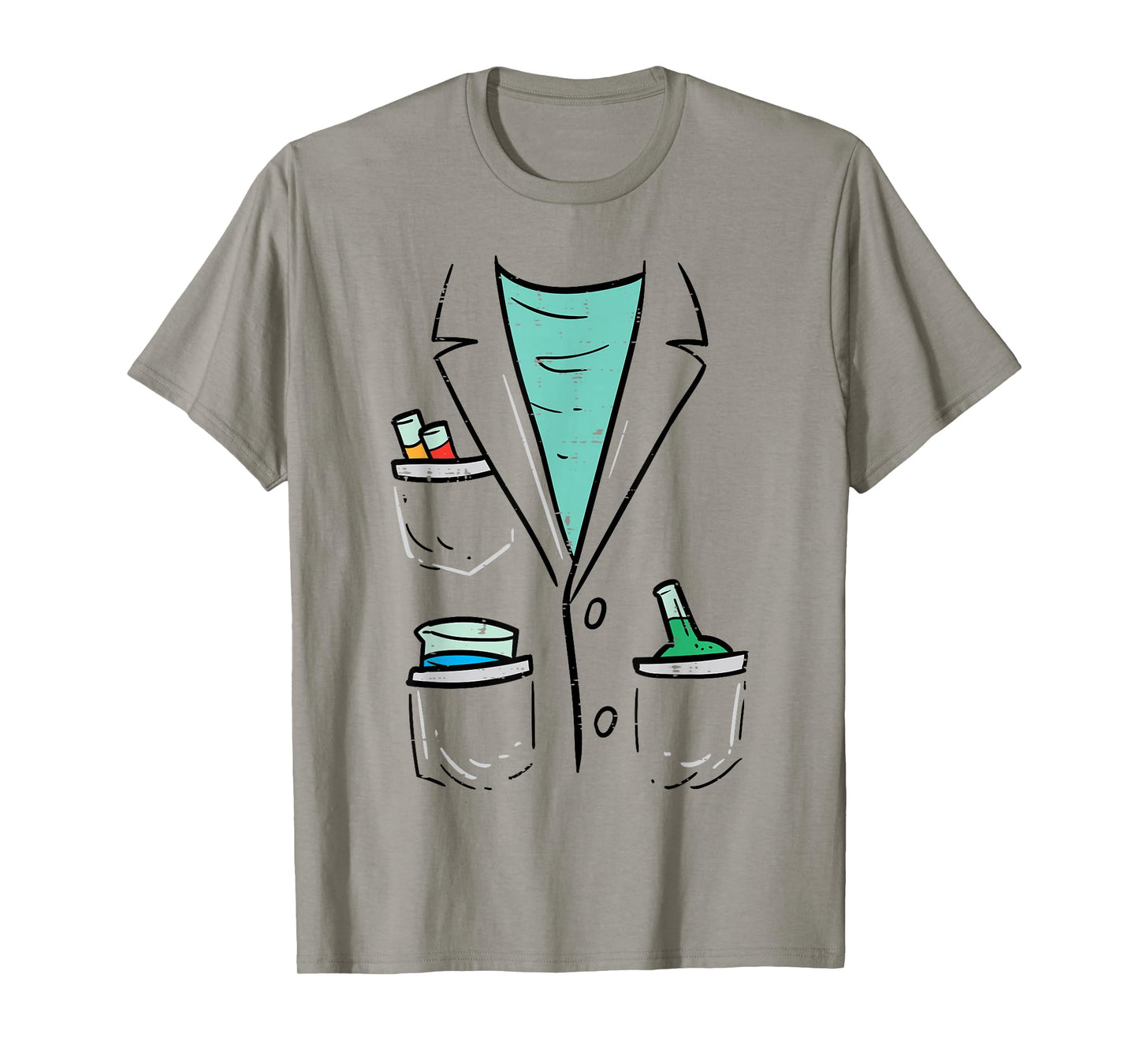 Mad Scientist Chemist Costume Funny Halloween Nerd Geek Boys T-Shirt