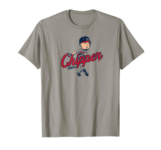 Chipper Jones - Caricature - Atlanta Baseball T-Shirt
