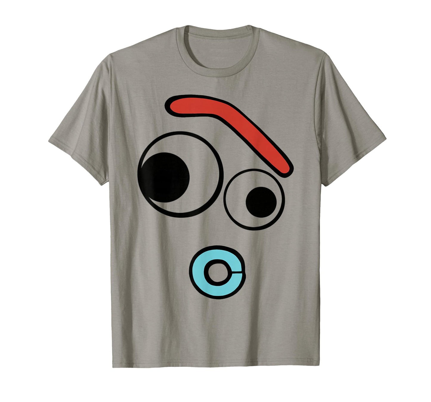 Disney Pixar Toy Story 4 Forky Large Surprised Face T-Shirt