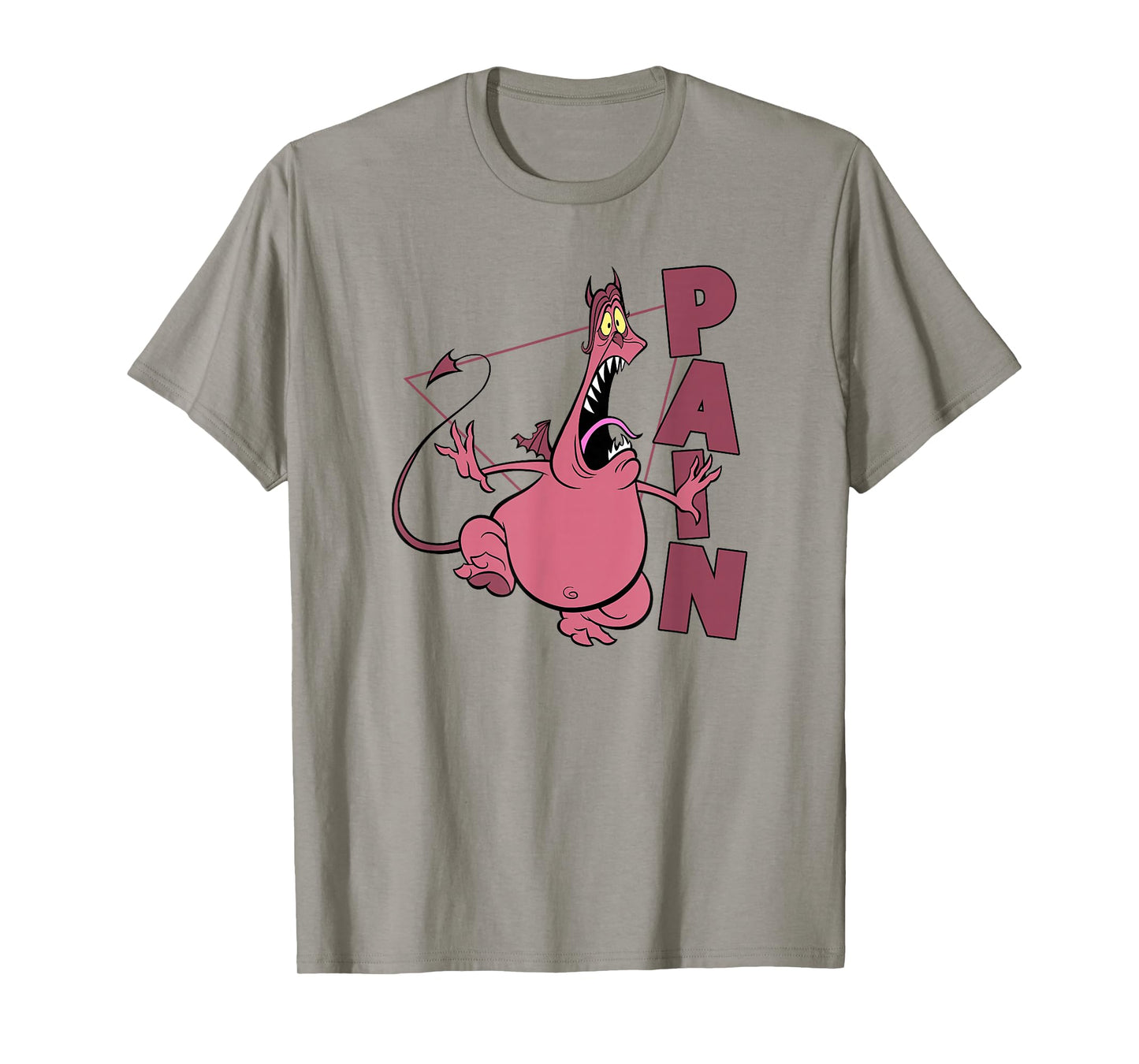 Disney Hercules Pain Geometric Name Portrait T-Shirt