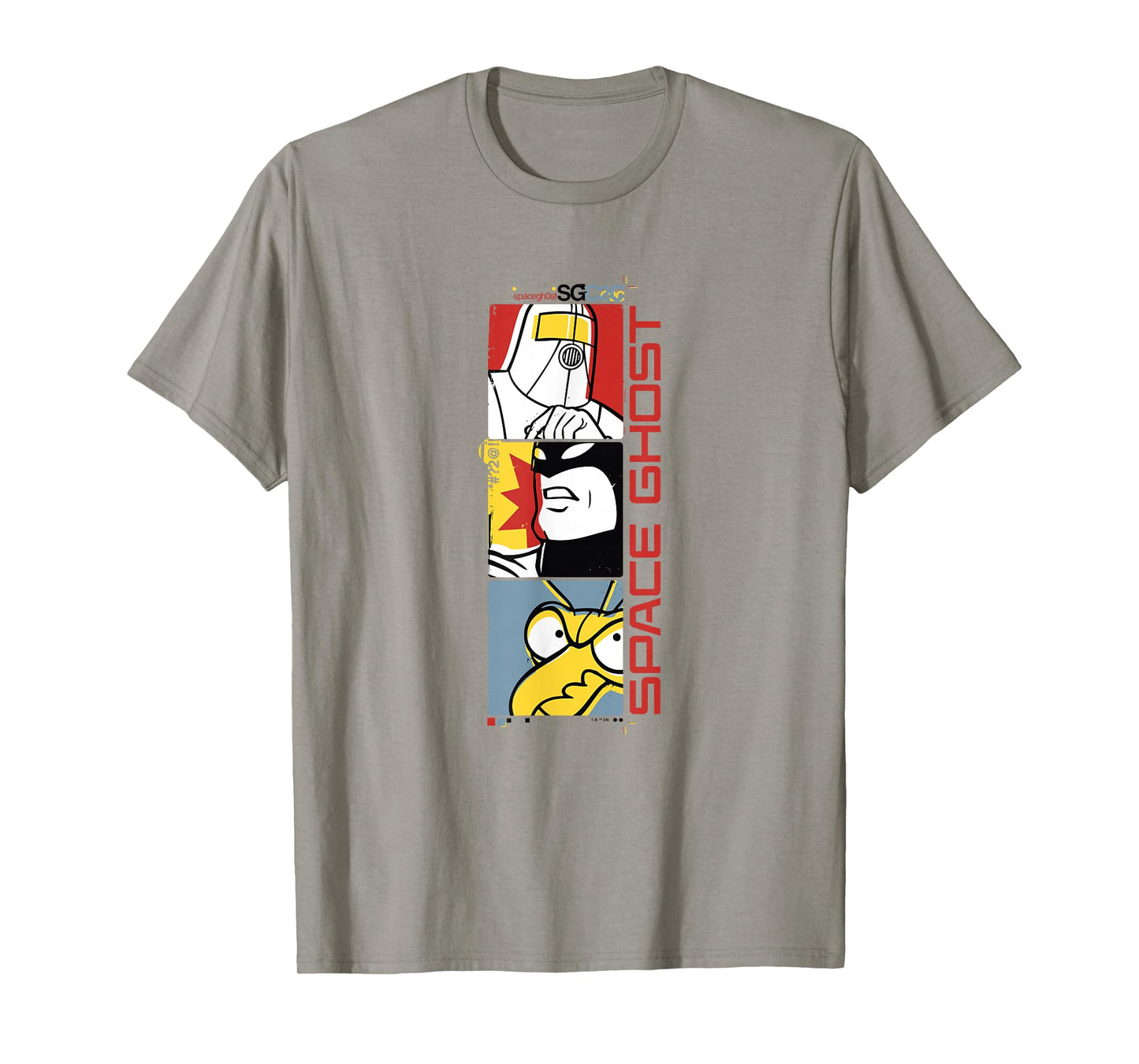 Space Ghost Coast to Coast Vertical Villains Faded Box Up T-Shirt