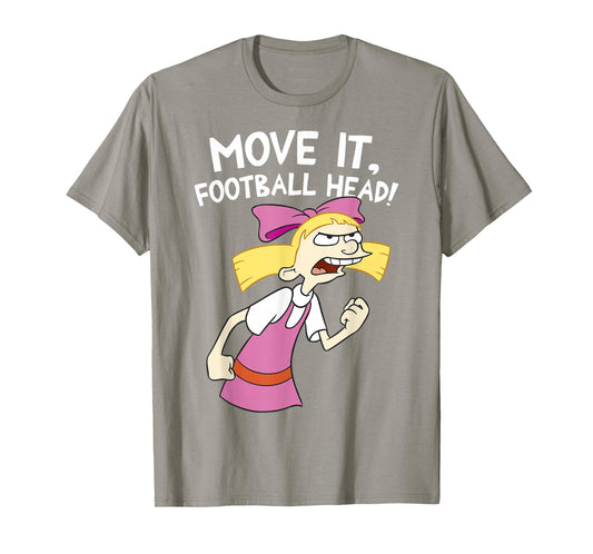 Hey Arnold! Helga Move It Football Head T-Shirt
