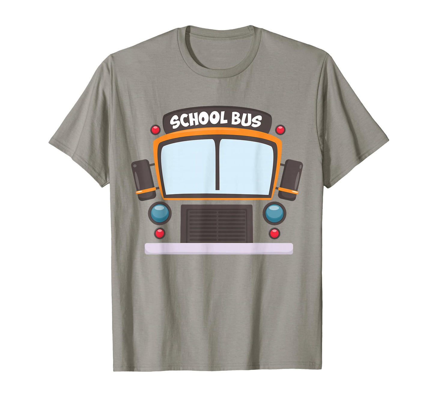 School Bus Costume Shirt Boys Girls Halloween Bus Driver Men T-Shirt