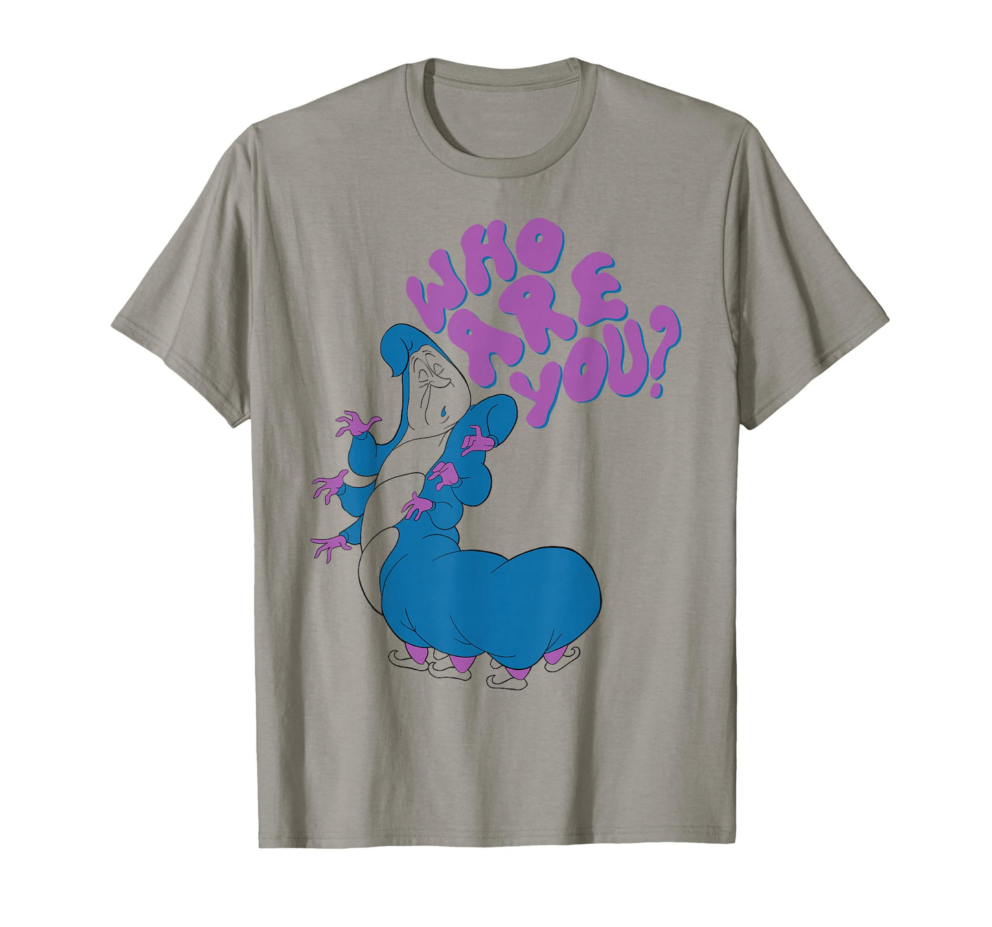Disney Alice in Wonderland Caterpillar Who are You T-Shirt Small