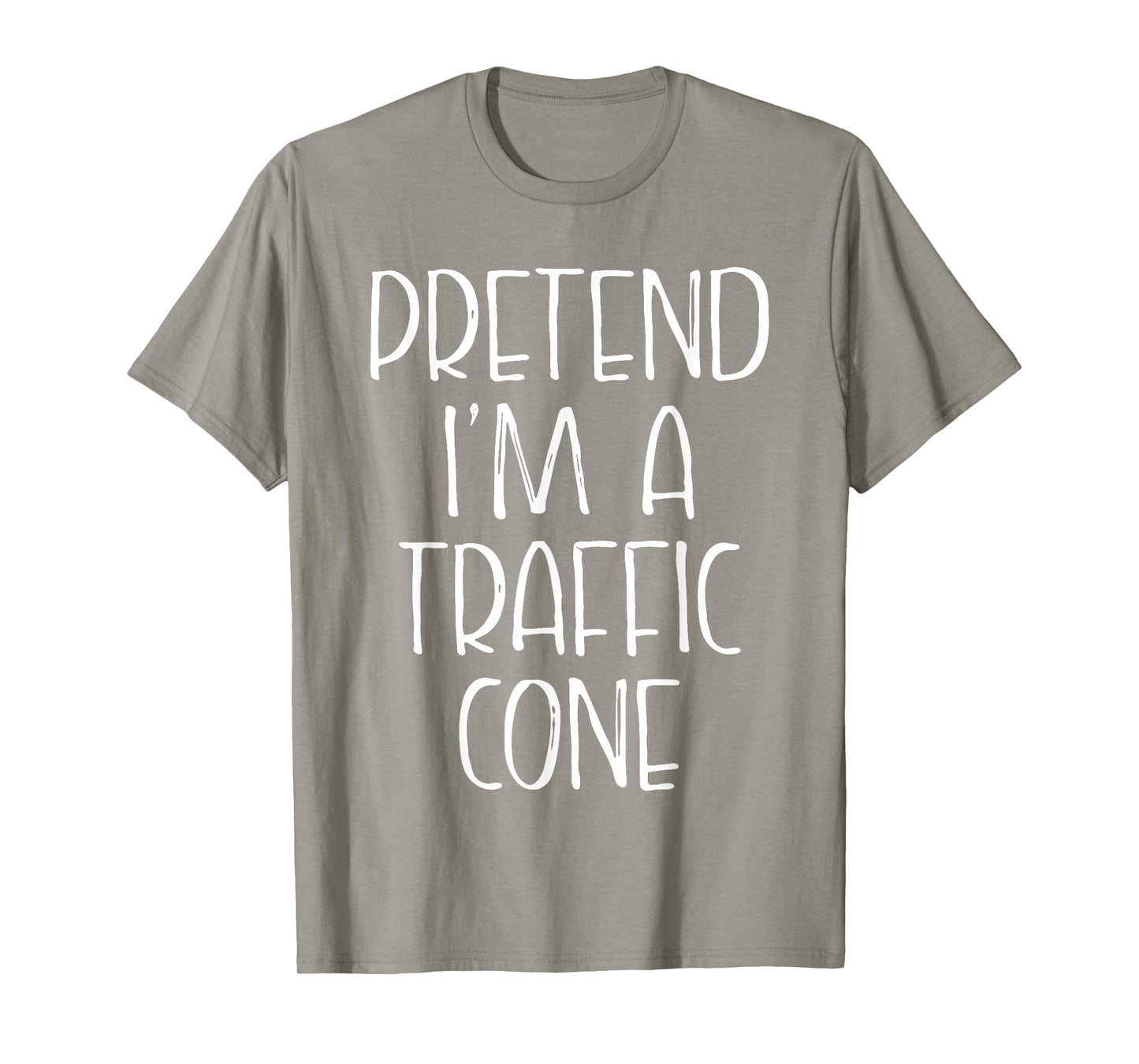 Pretend I'm A Traffic Cone Halloween Costume Group Matching T-Shirt