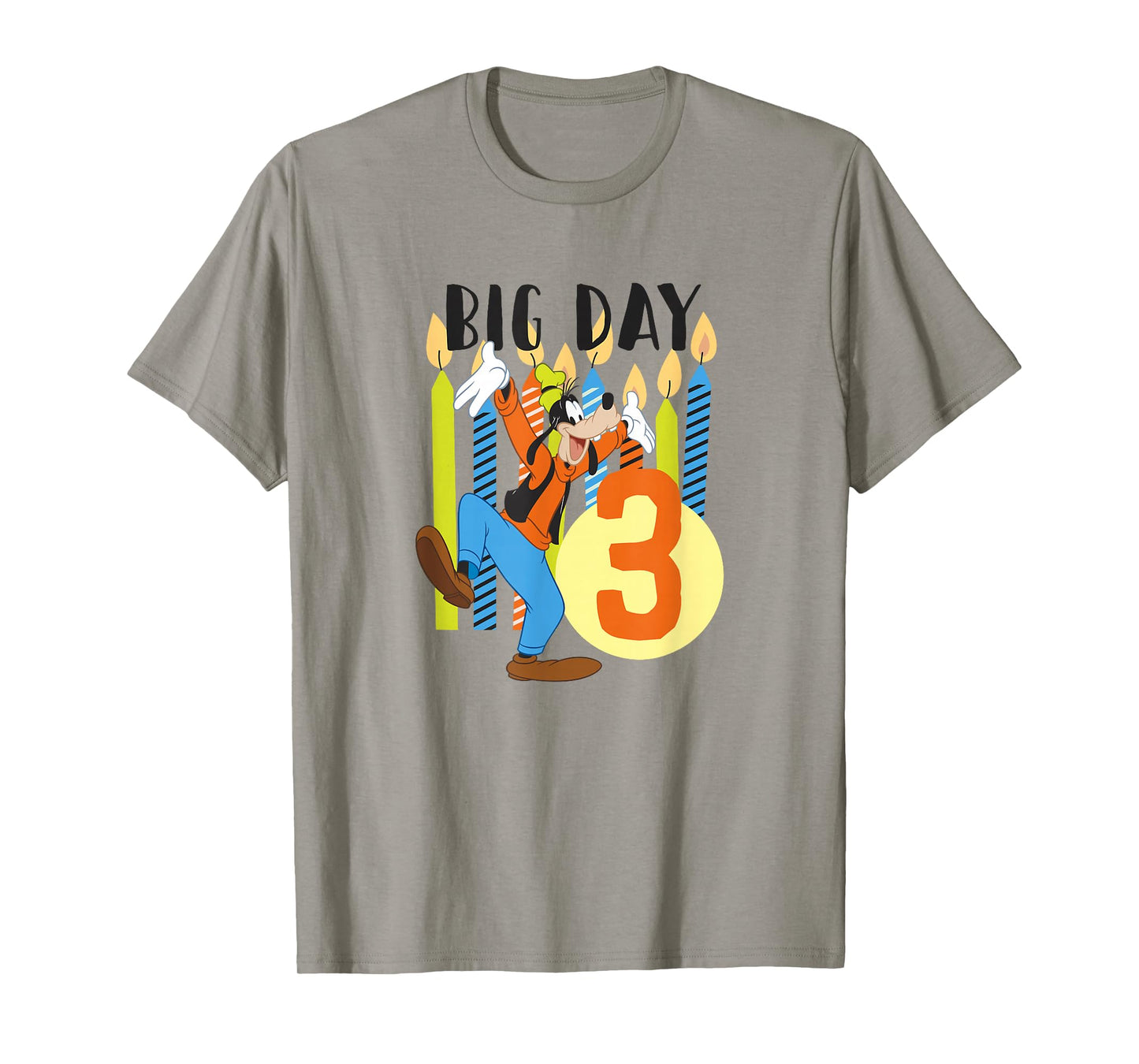 Disney Goofy Birthday Big Day 3 Years Old T-Shirt