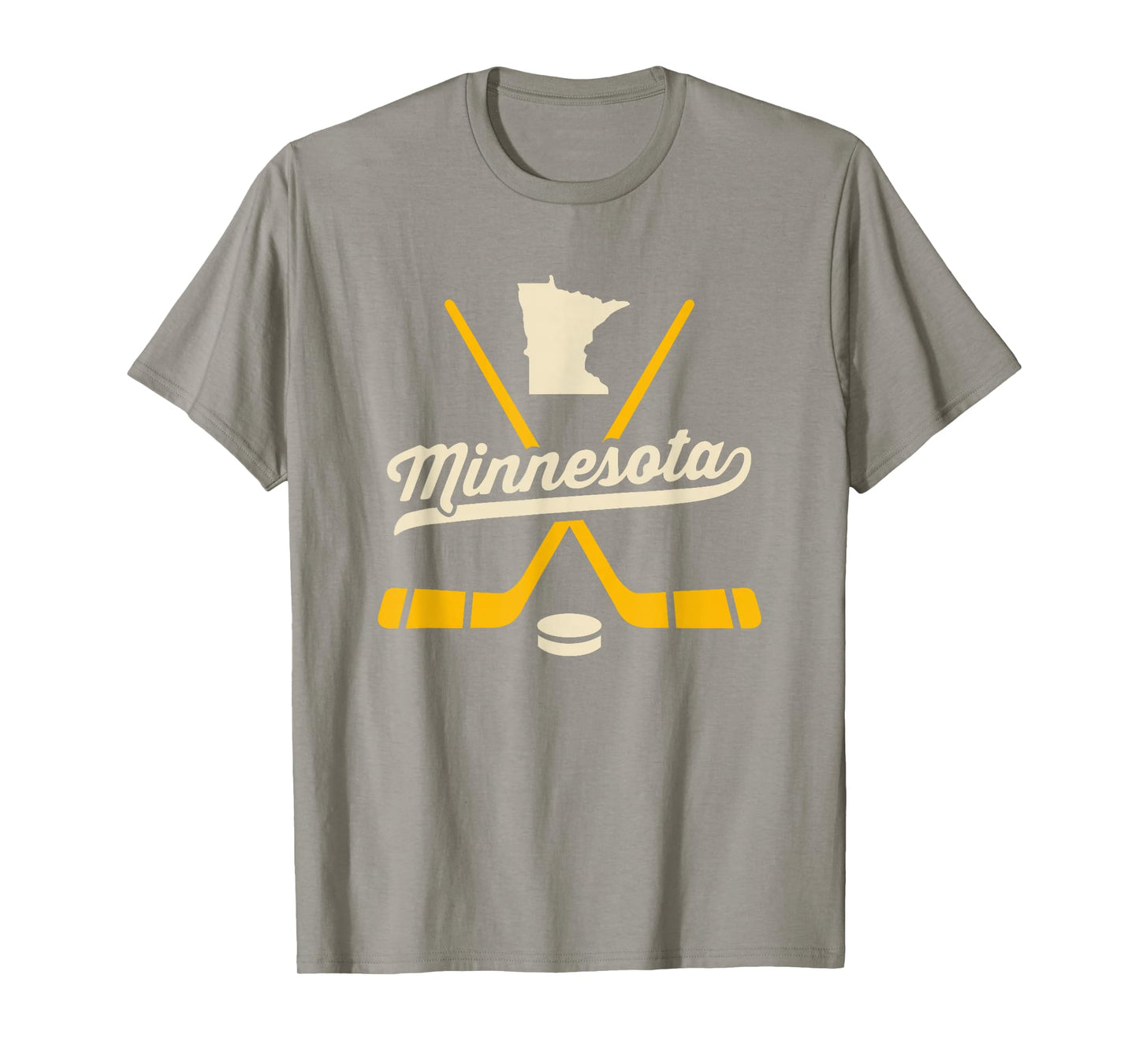 Vintage Minnesota Ice Hockey Sticks Sports Team Fan Gift T-Shirt