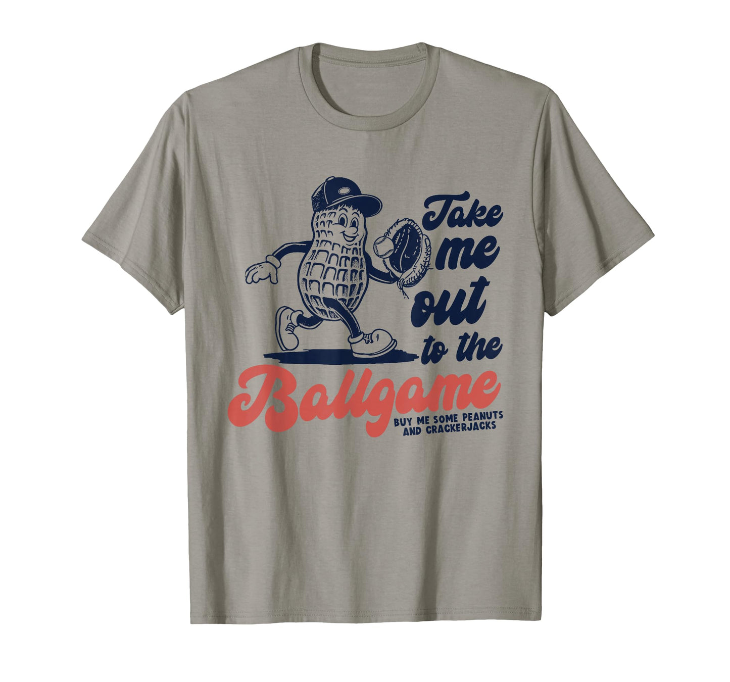 Funny Peanuts Take Me Out To The Ball Game Baseball Moms T-Shirt