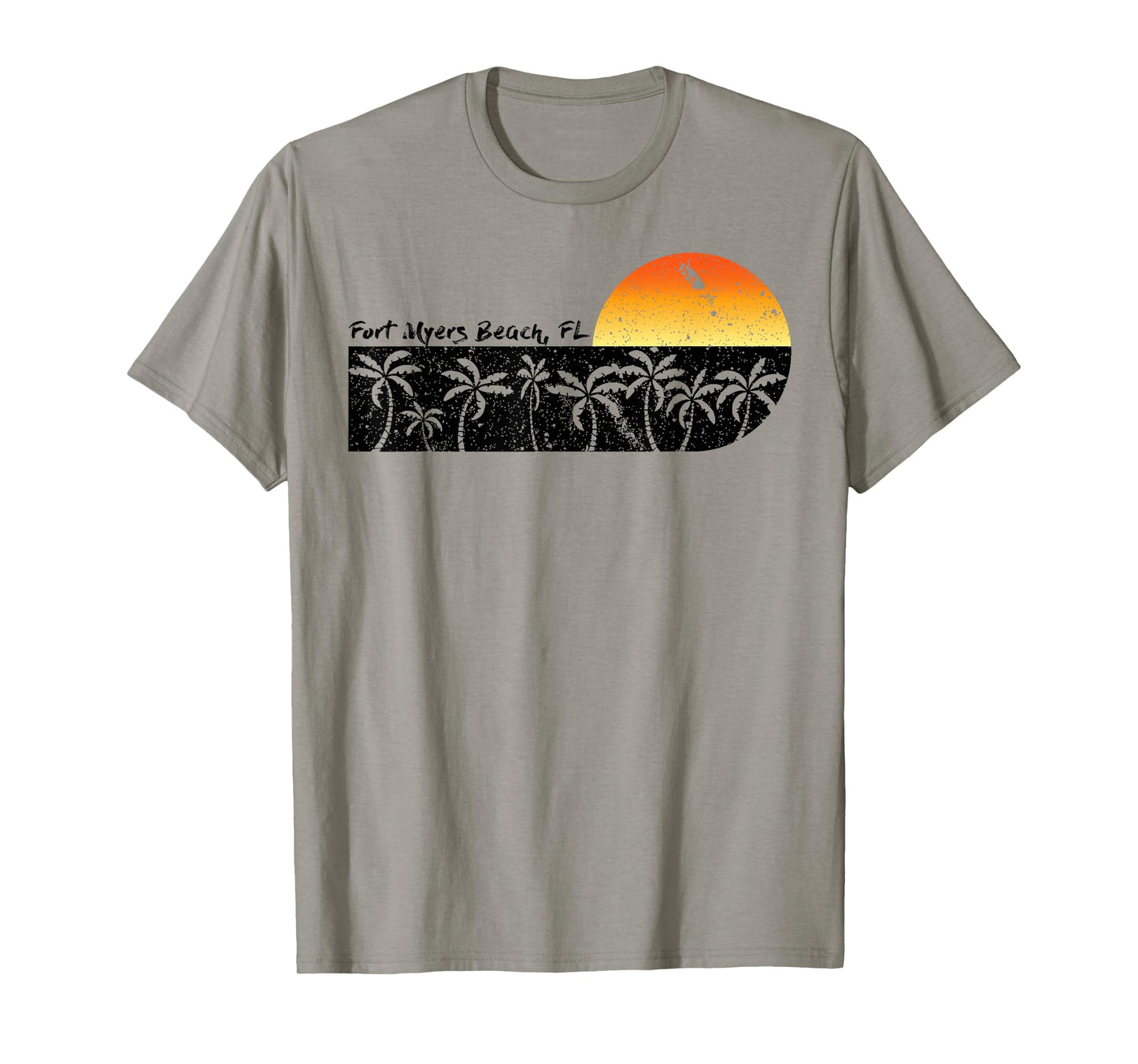 Retro Fort Myers Beach Florida Beach Sunset T-shirt T-Shirt