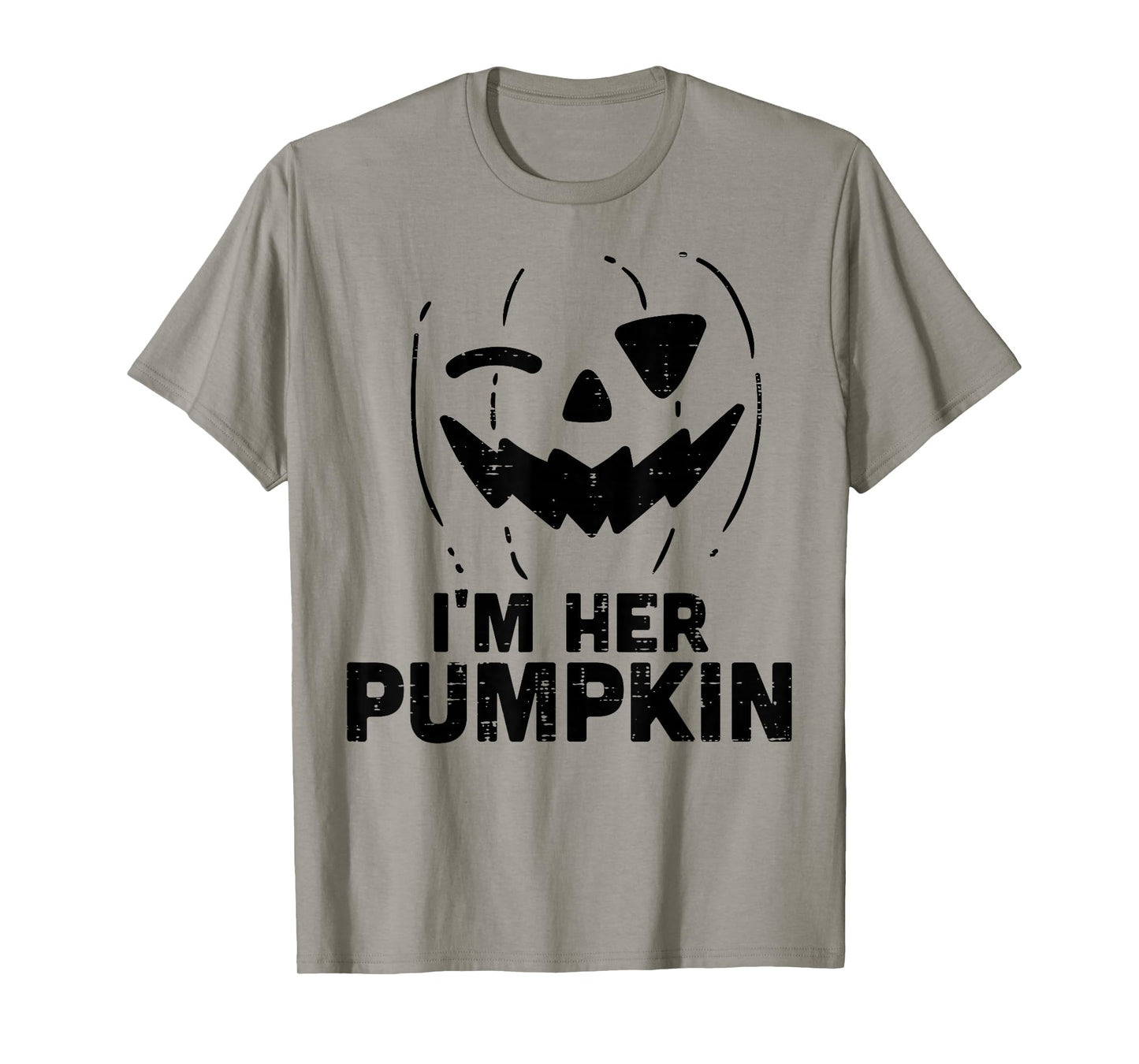 Im Her Pumpkin Matching Halloween Couples Him And Her Men T-Shirt