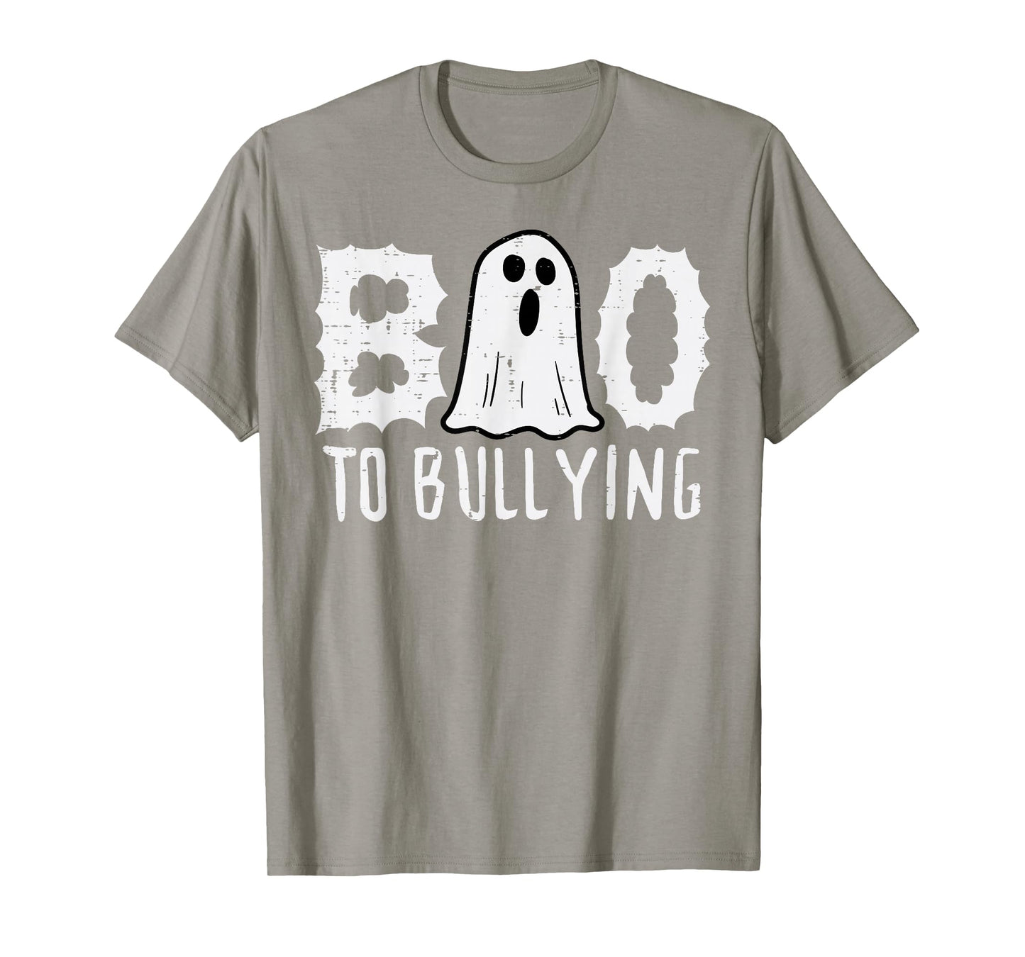 Boo To Bullying Ghost Cute Unity Day Orange Halloween Kids T-Shirt