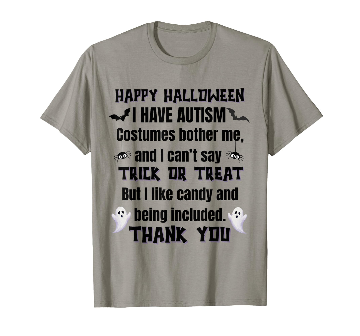 Autism Trick Or Treating Sign Awareness Halloween T-Shirt
