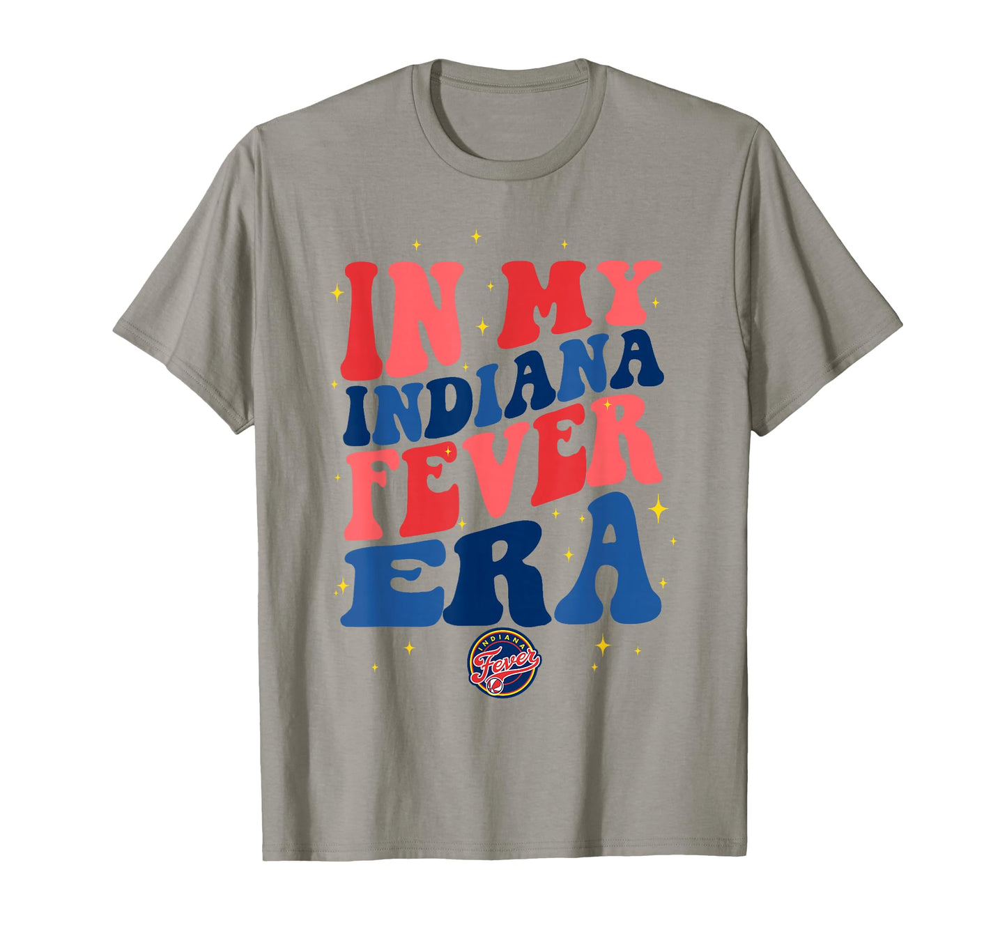 WNBA In My Indiana Fever Era Retro Wave Logo T-Shirt