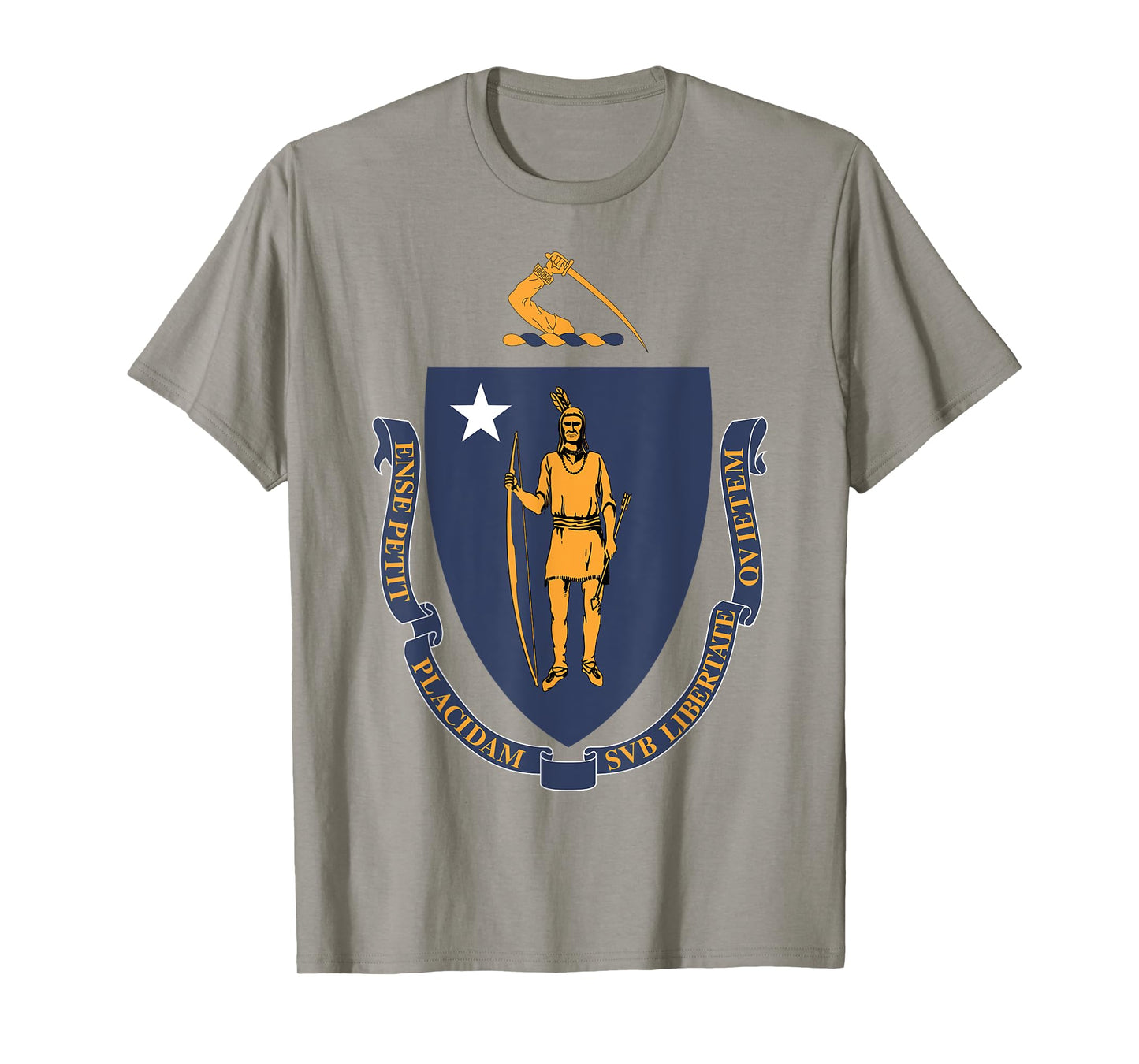 Massachusetts MA state Flag USA T Shirt