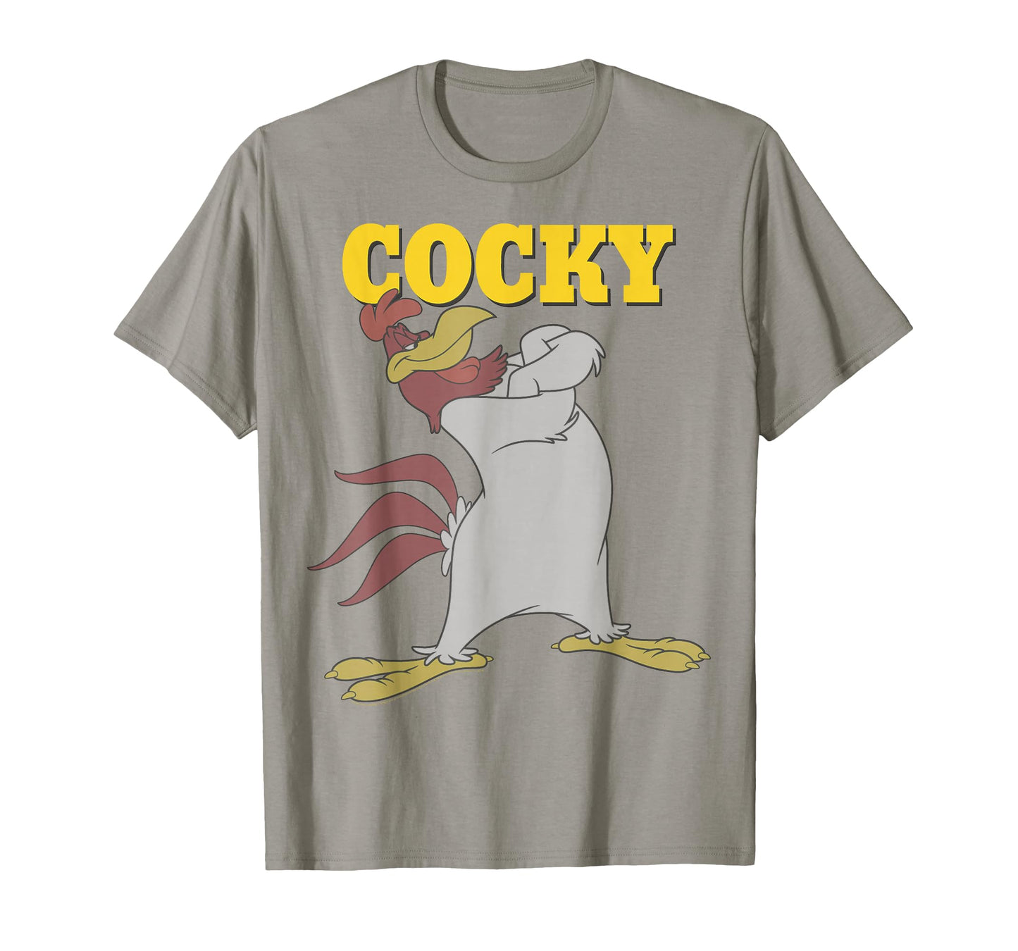 Looney Tunes Foghorn Leghorn Cocky Portrait T-Shirt Small