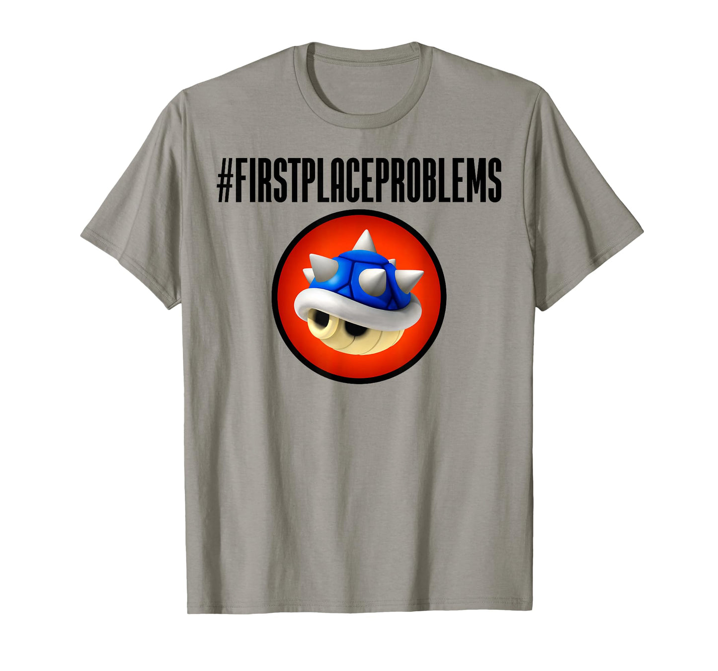 Nintendo Mario Kart First Place Problems Blue Shell Text T-Shirt