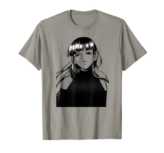 Anime Girl Illustration, Japanese Style T-Shirt