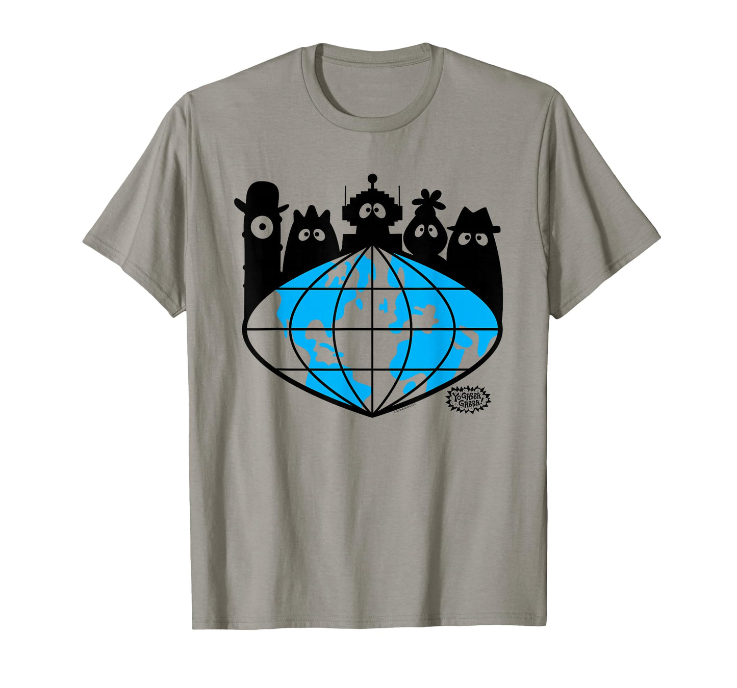 Yo Gabba Gabba! Global Logo with Silhouettes TV Show T-Shirt