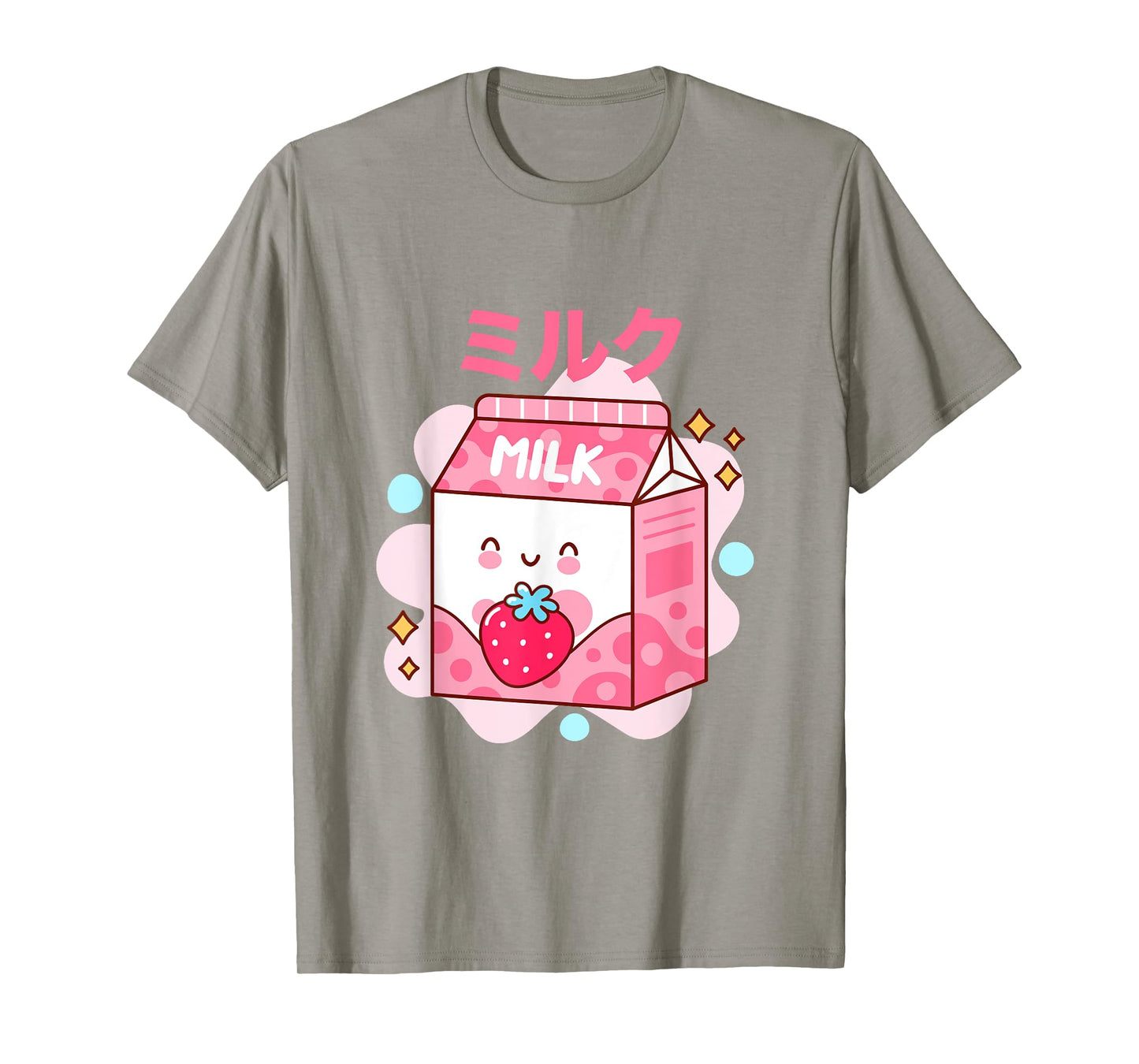 Japanese Strawberry Milk - Pink Strawberry Milk Shake Carton T-Shirt