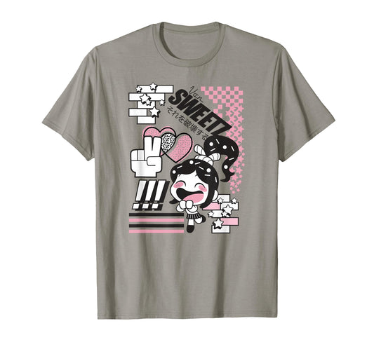 Disney Wreck-It Ralph Von Sweetz Vanellope Kawaii Logo T-Shirt