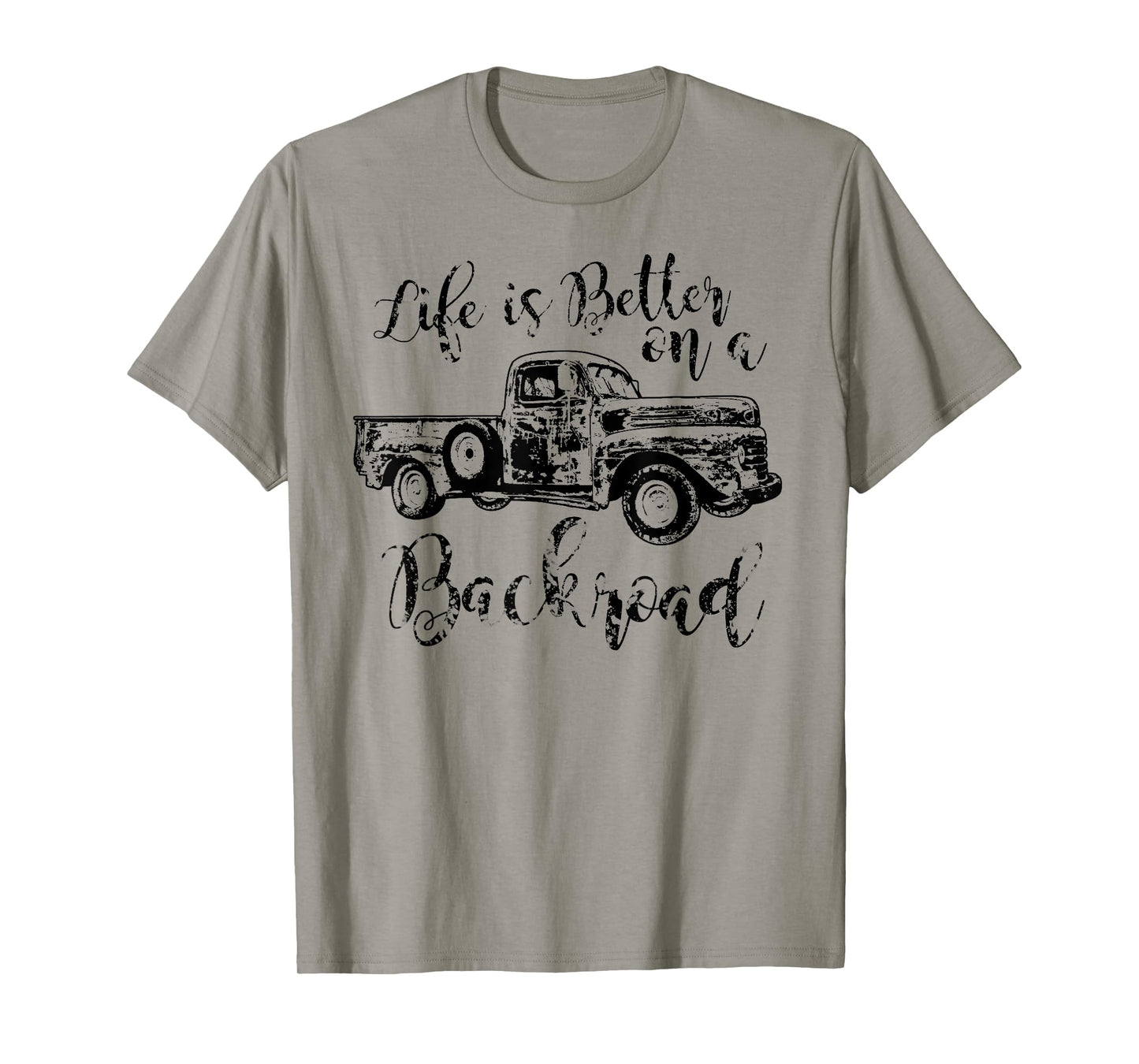 Life is better on a backroad country southern woman Vintage T-Shirt