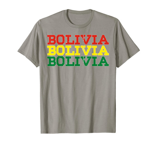 BOLIVIA | Bolivian Flag Sports Lovers T-Shirt T-Shirt