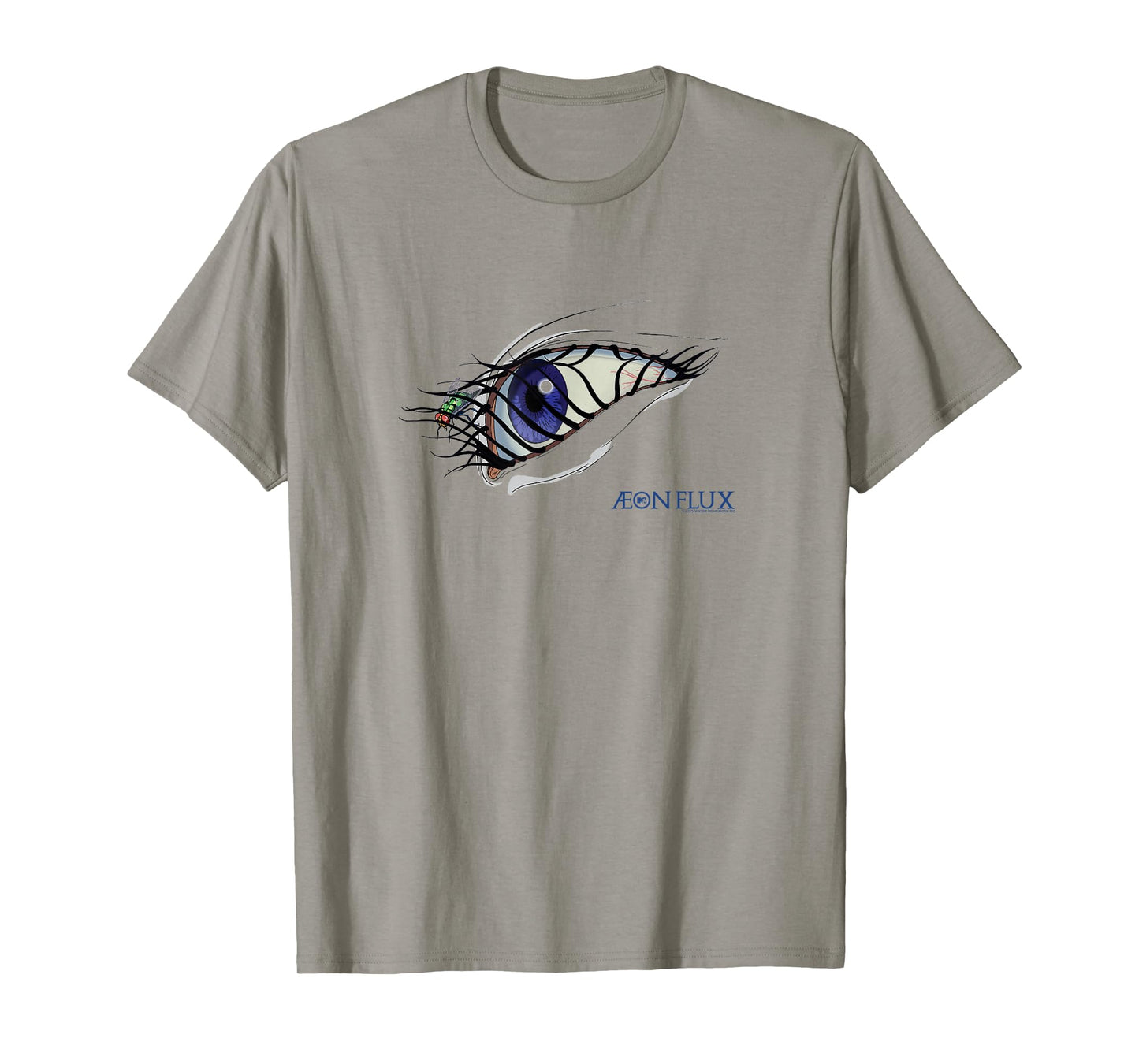 Aeon Flux Fly in the Eye with Show Logo 90s Cartoon T-Shirt