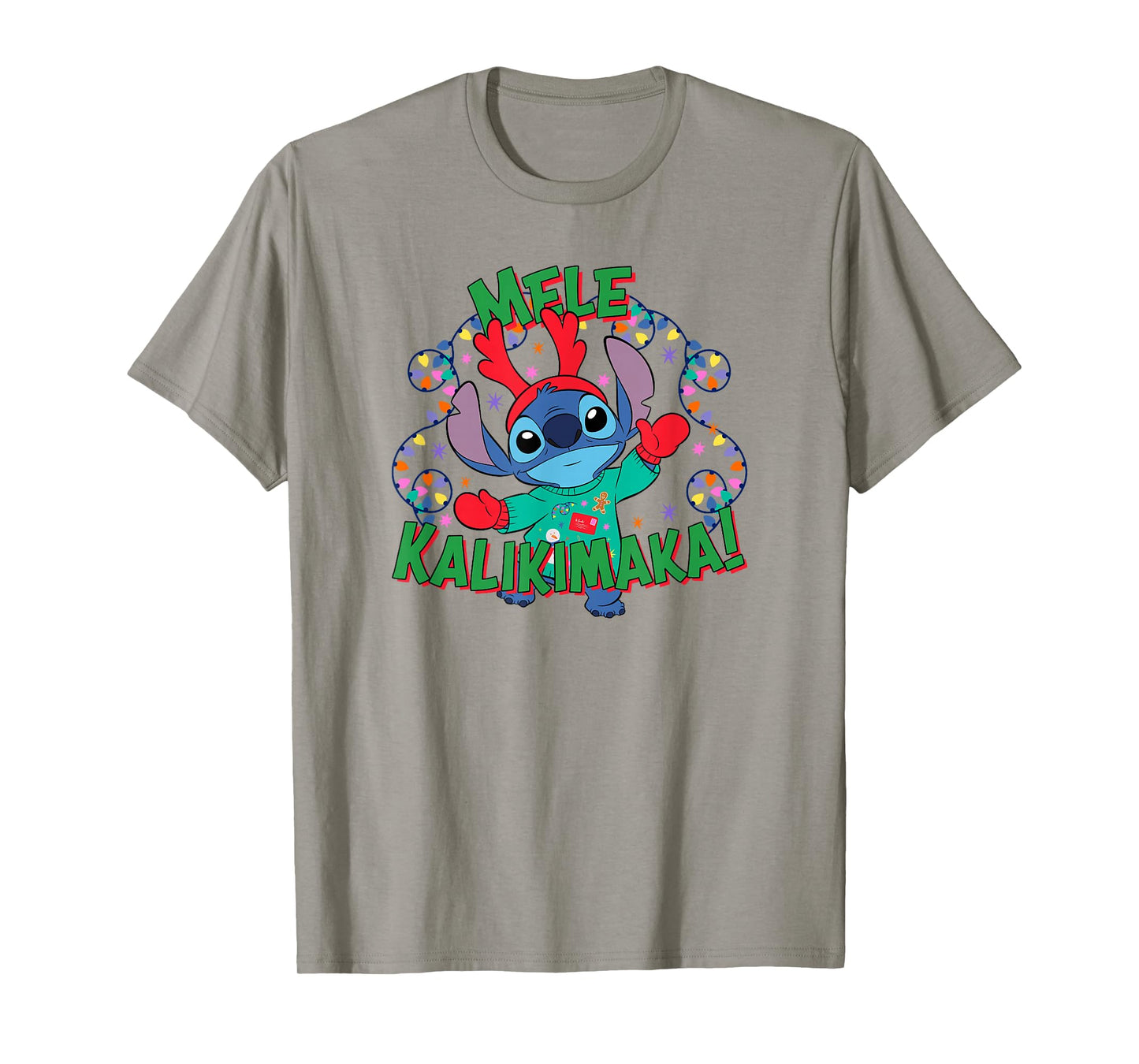 Disney Lilo & Stitch Christmas Mele Kalikimaka! T-Shirt