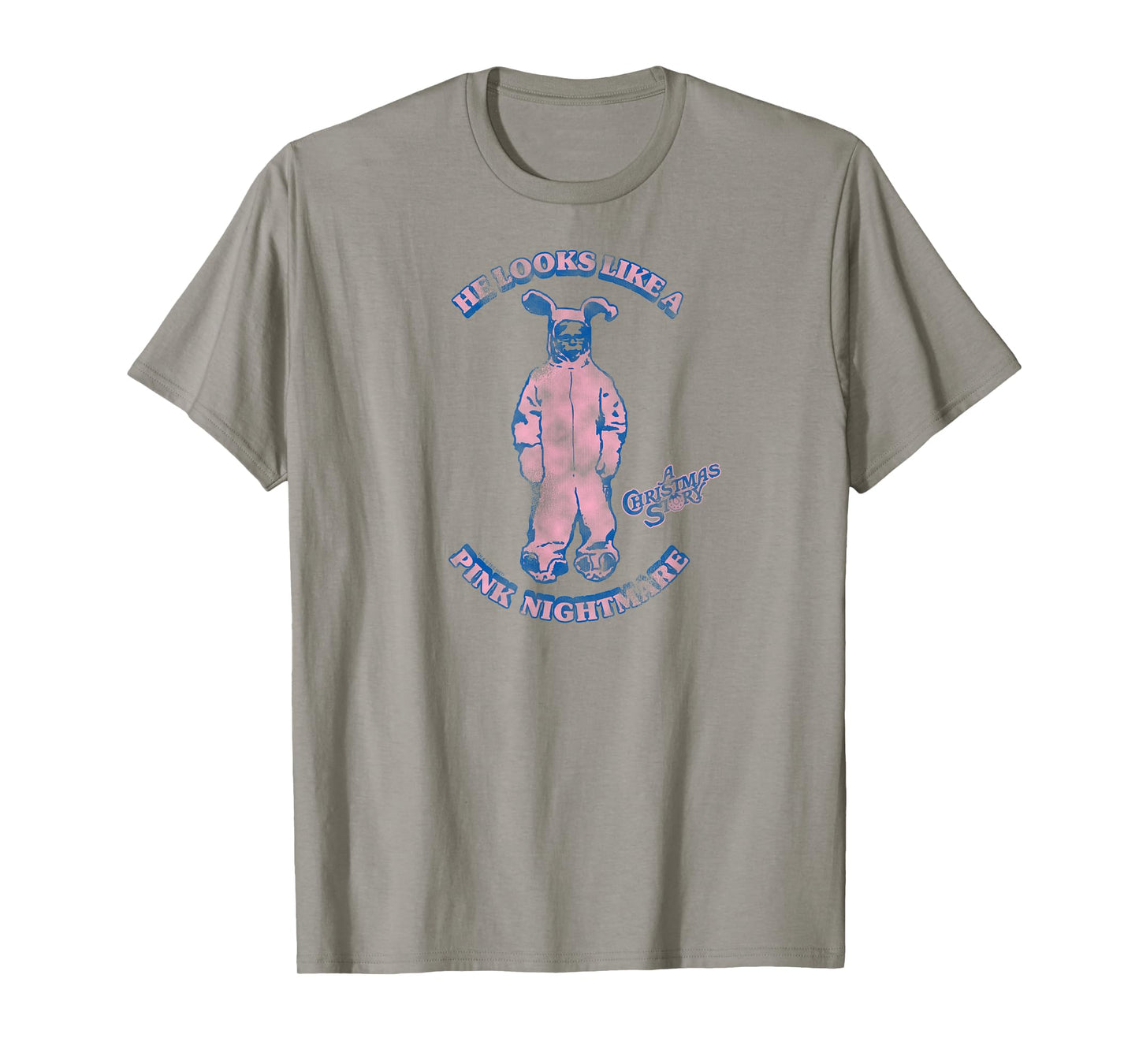 A Christmas Story Ralphie Looks Like A Pink Nightmare Funny T-Shirt