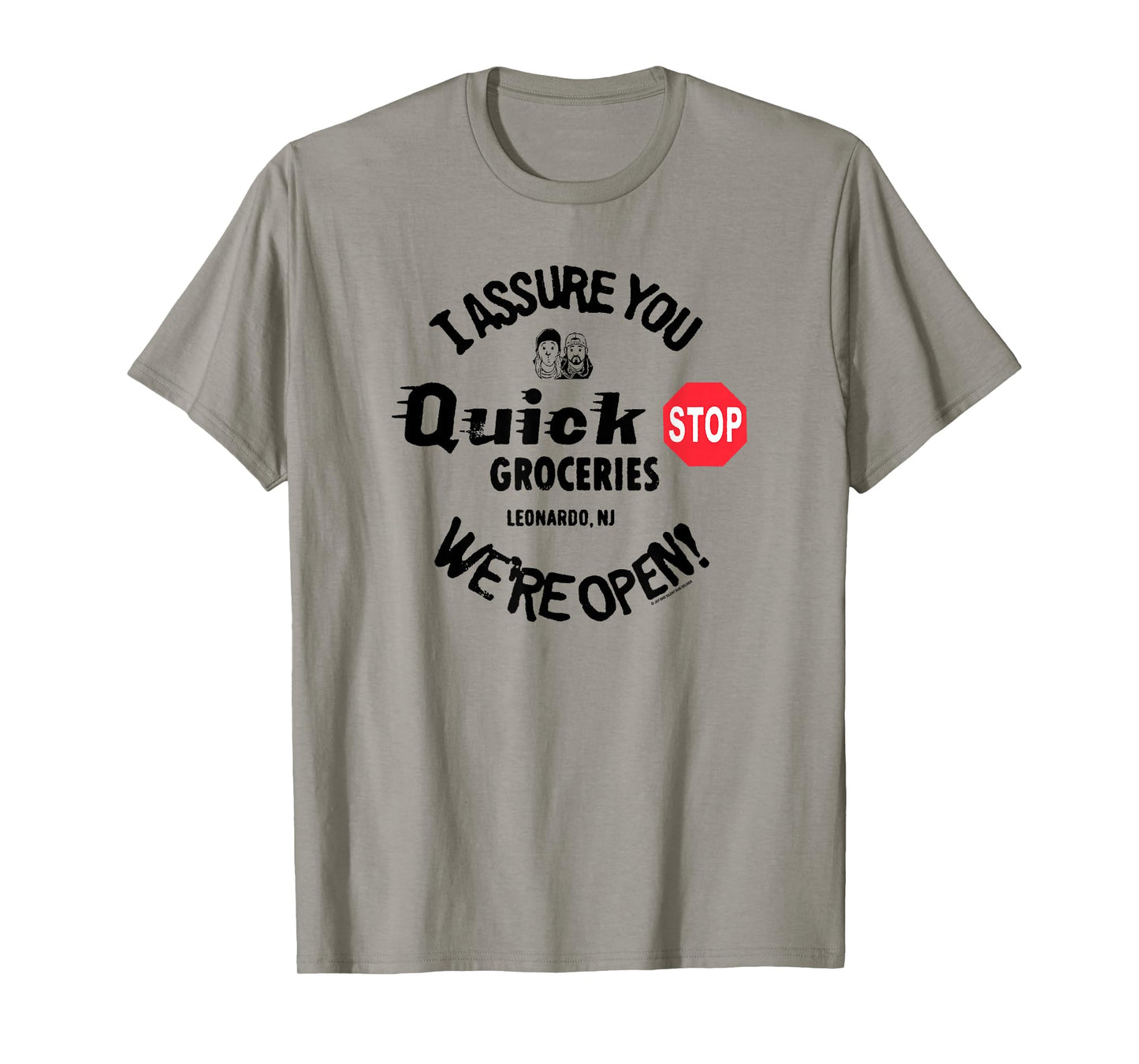 Jay and Silent Bob Quick Stop Groceries Sign T-Shirt