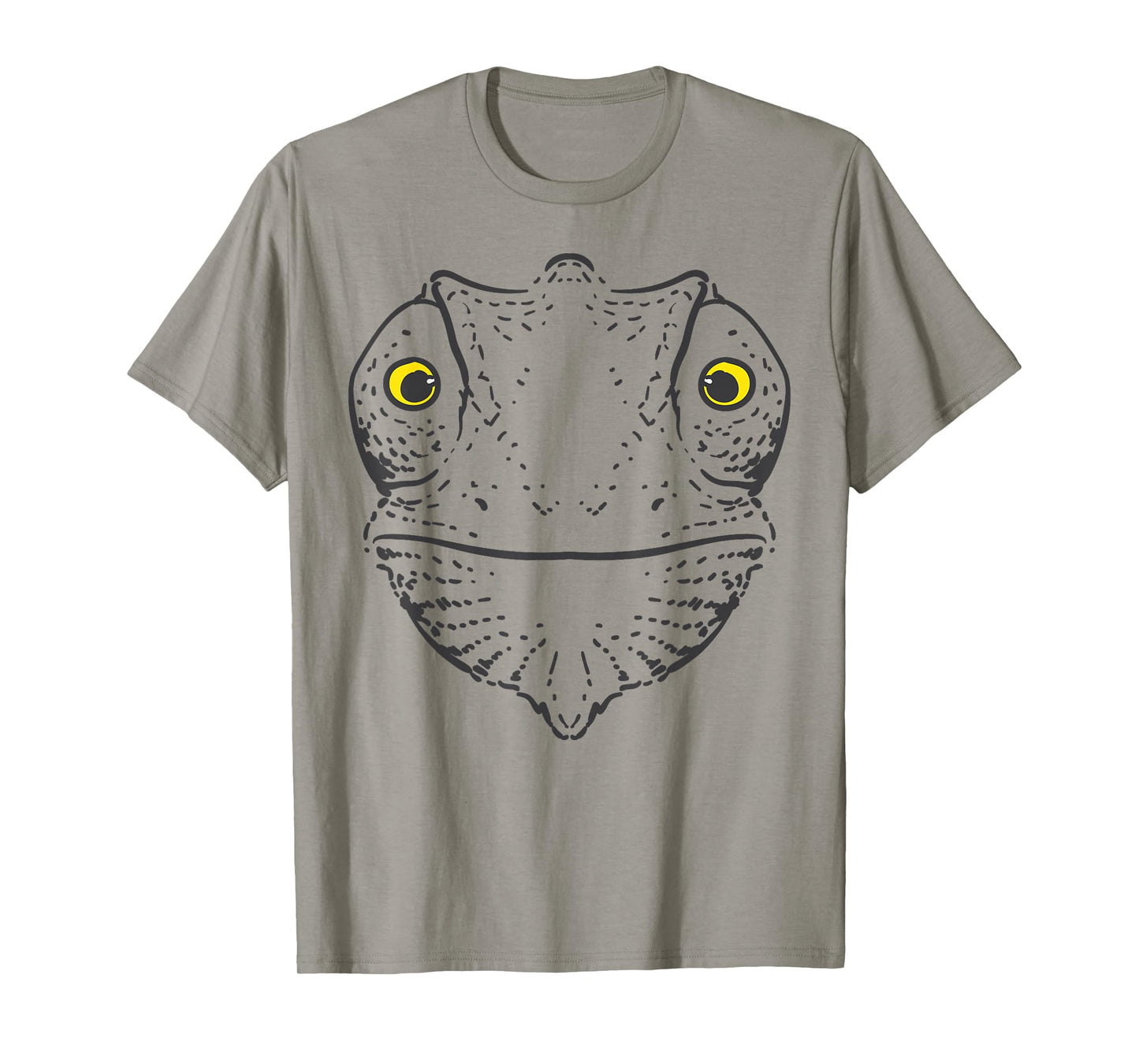 Chameleon Face Funny Lazy DIY Costume Easy Halloween T-Shirt