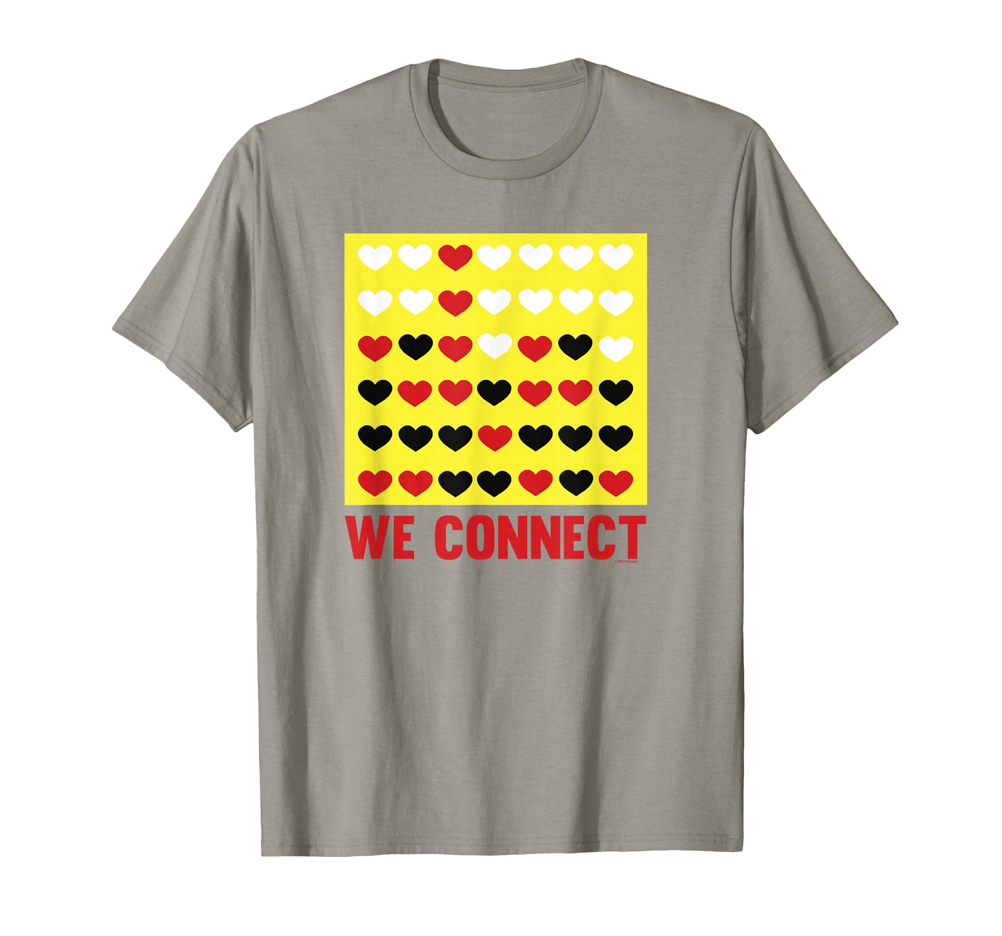 Connect Four Valentine's Day Game We Connect Hearts T-Shirt