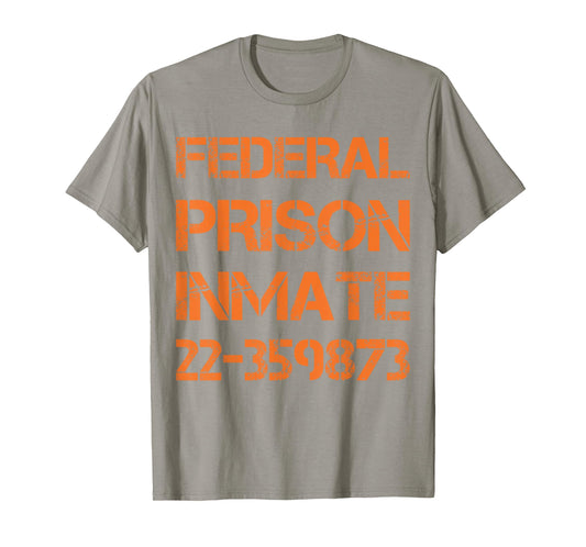 Halloween Federal Prison Jail Inmate Prisoner Costume T-Shirt