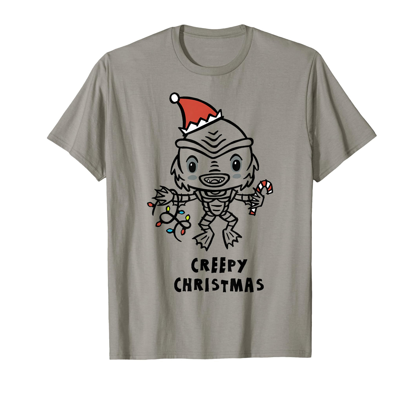 Universal Monsters Christmas Creature From The Black Lagoon T-Shirt
