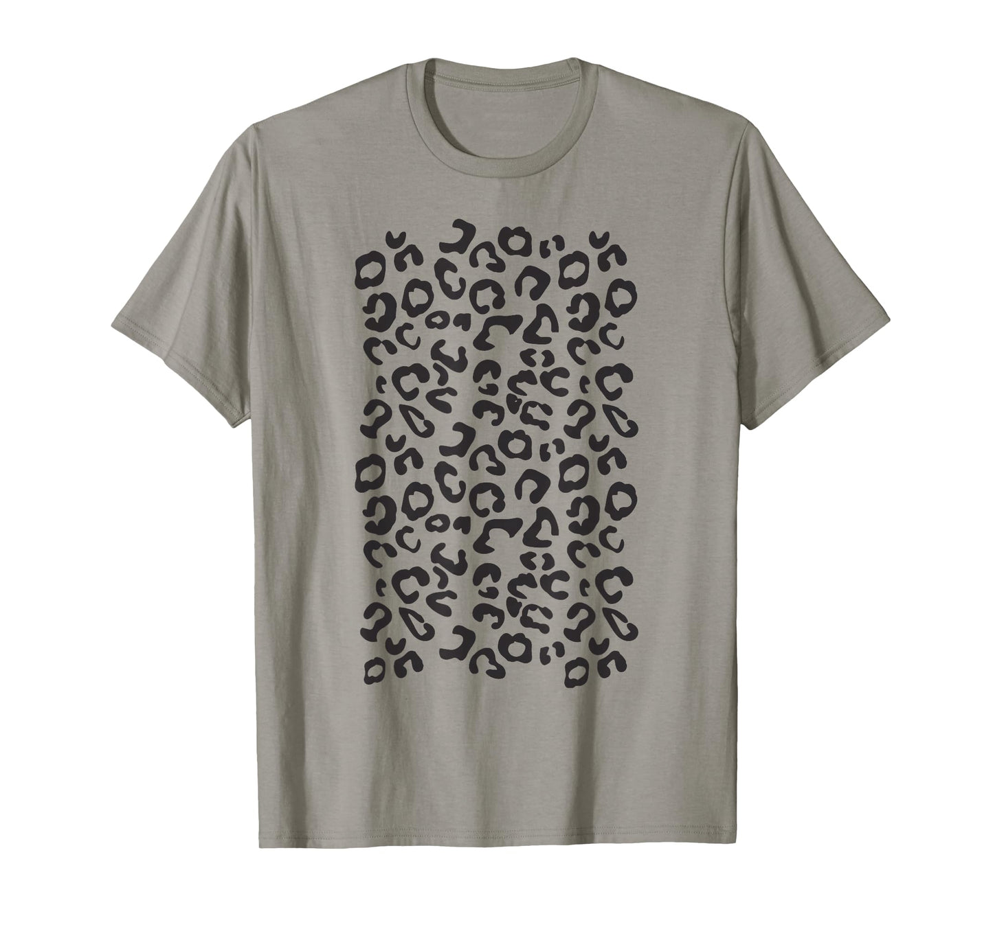 Funny Leopard Animal Print Black And White Tee T-Shirt