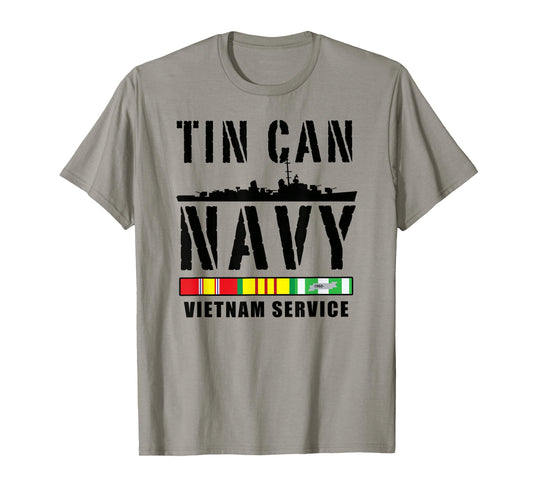 TIN CAN NAVY VIETNAM SERVICE T-Shirt