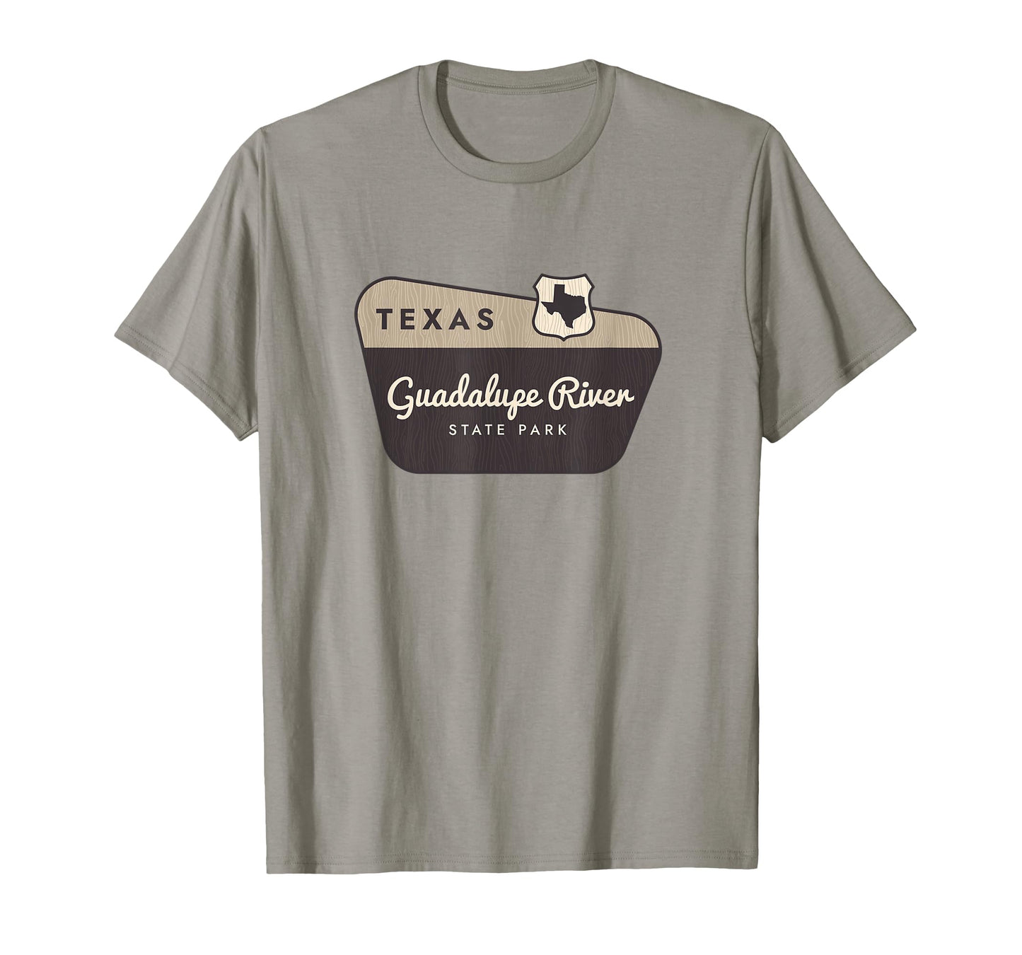 Guadalupe River State Park Texas TX Welcome Sign Vacation T-Shirt
