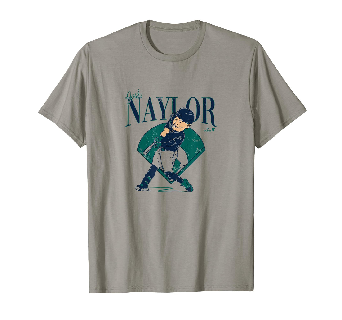 Josh Naylor - Diamond Caricature - Seattle Baseball T-Shirt