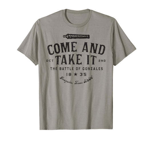 Vintage Come and Take It The Battle of Gonzales 1835 T-Shirt