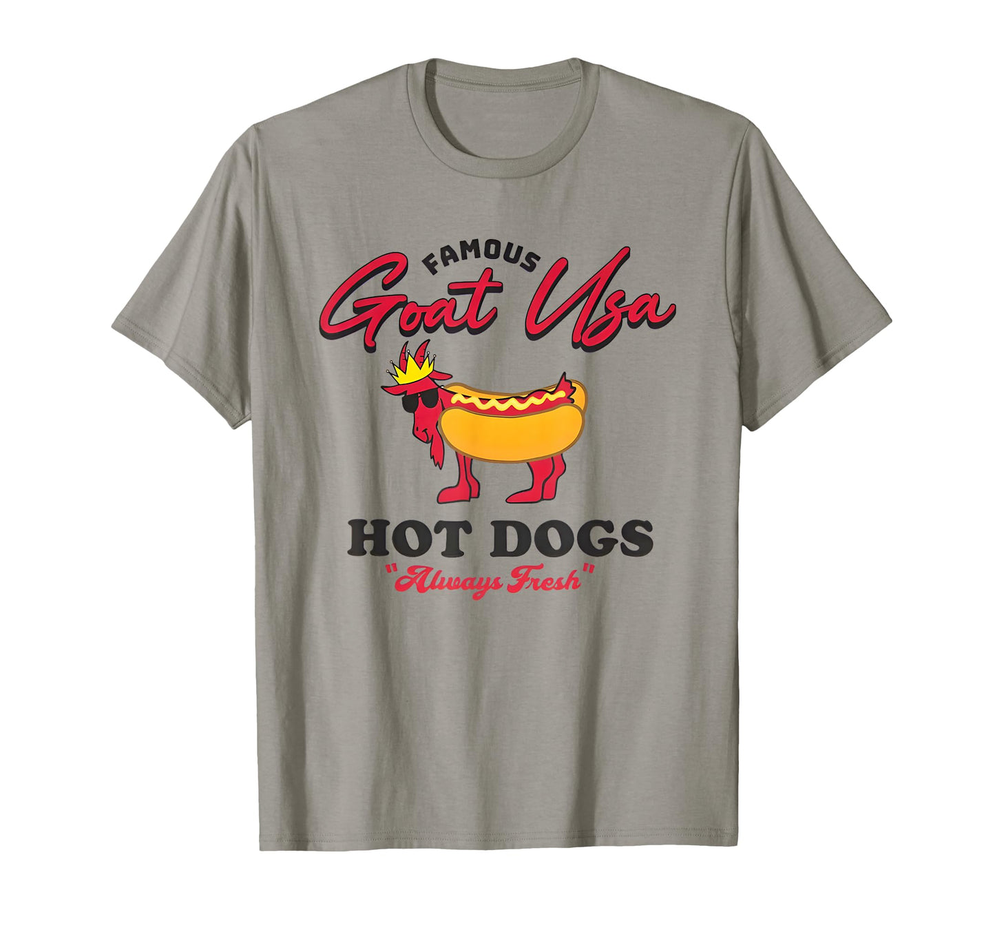 Famous Goat Usa Hot Dogs T-Shirt