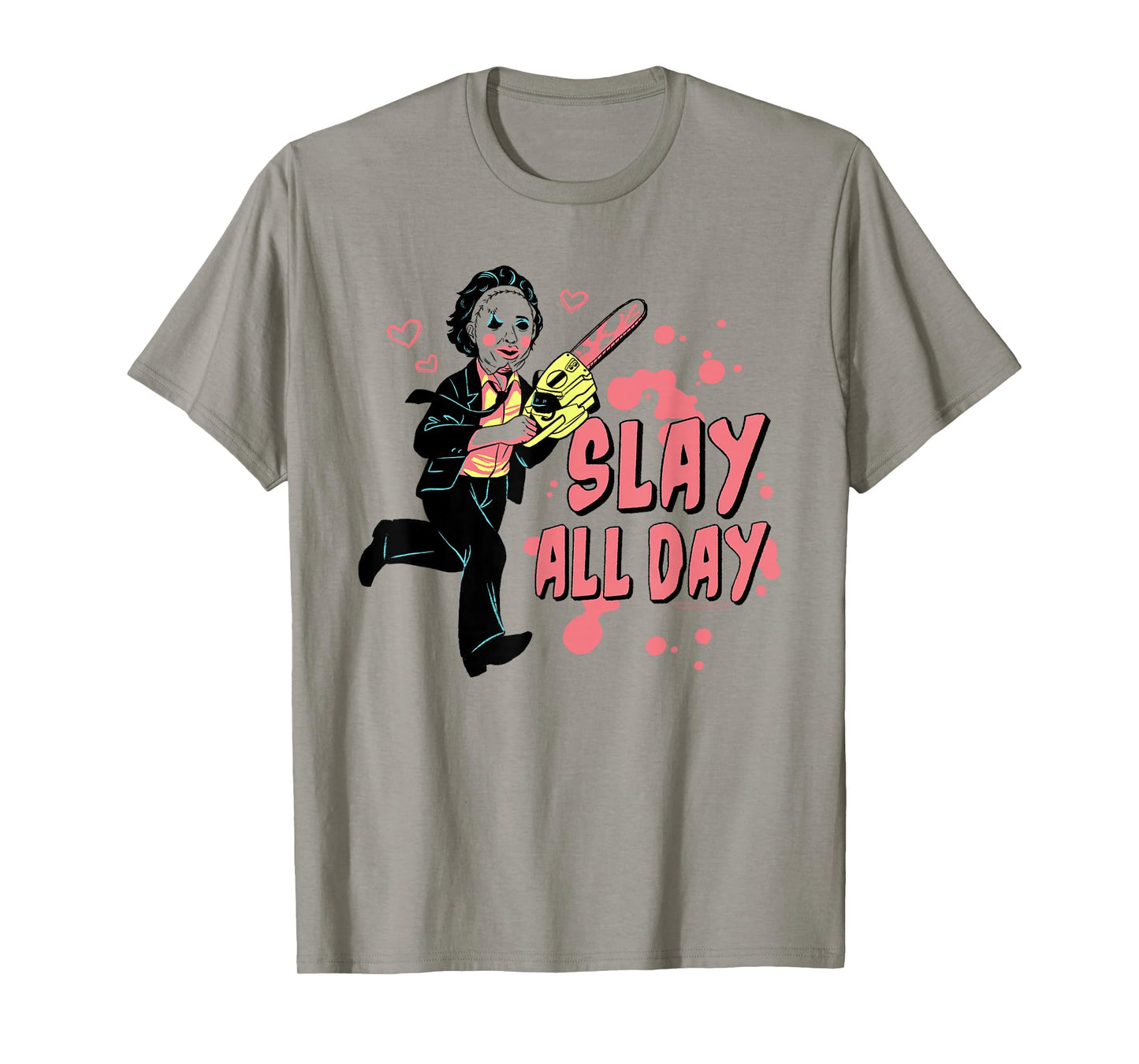 The Texas Chainsaw Massacre Slay All Day Leatherface Movie T-Shirt